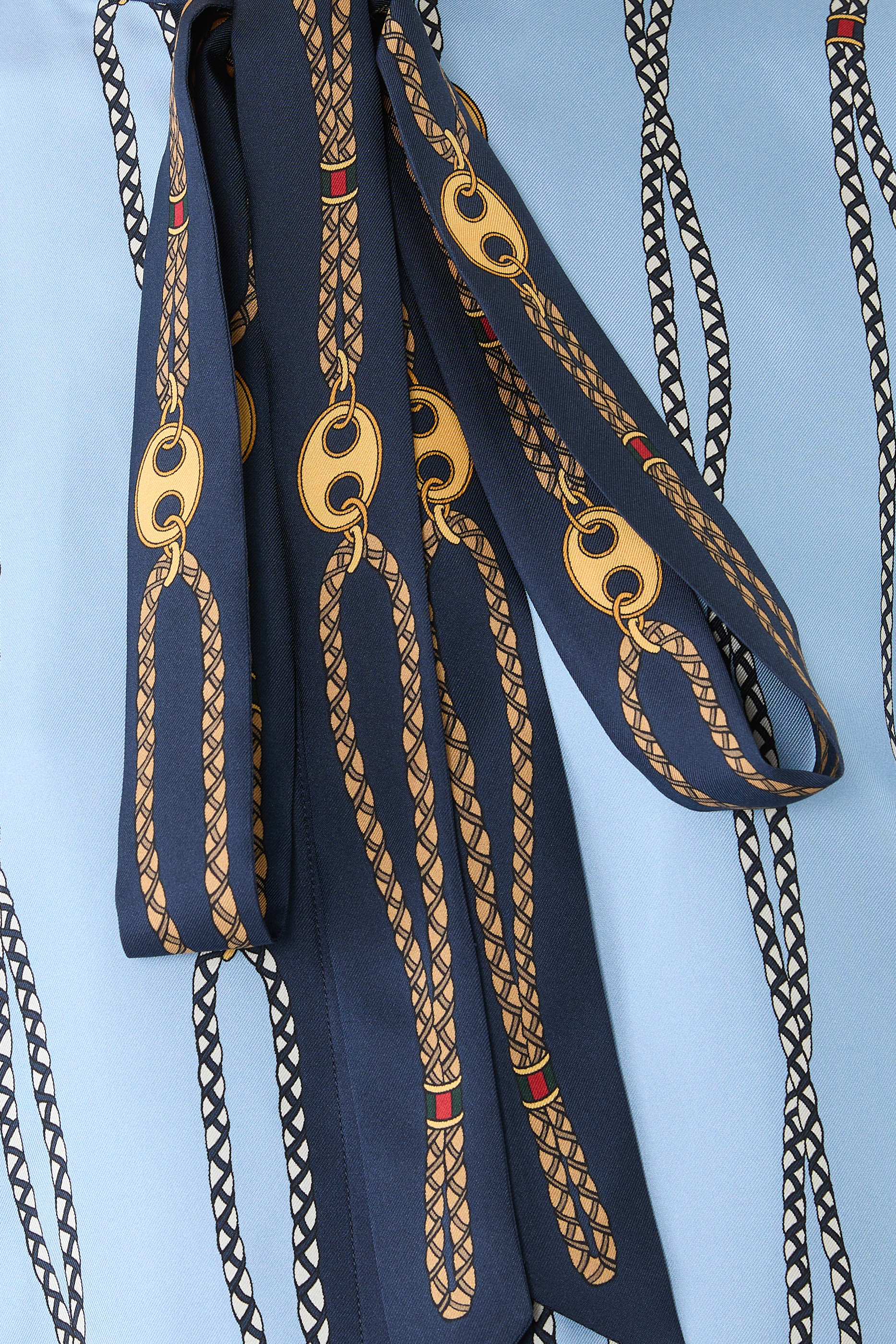 Printed Silk Twill Shirt 