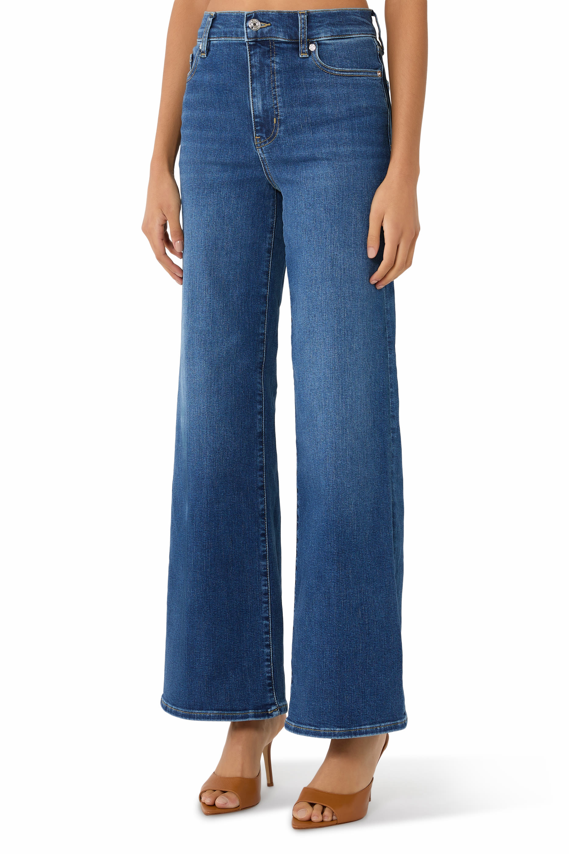 Le Slim Palazzo Jeans