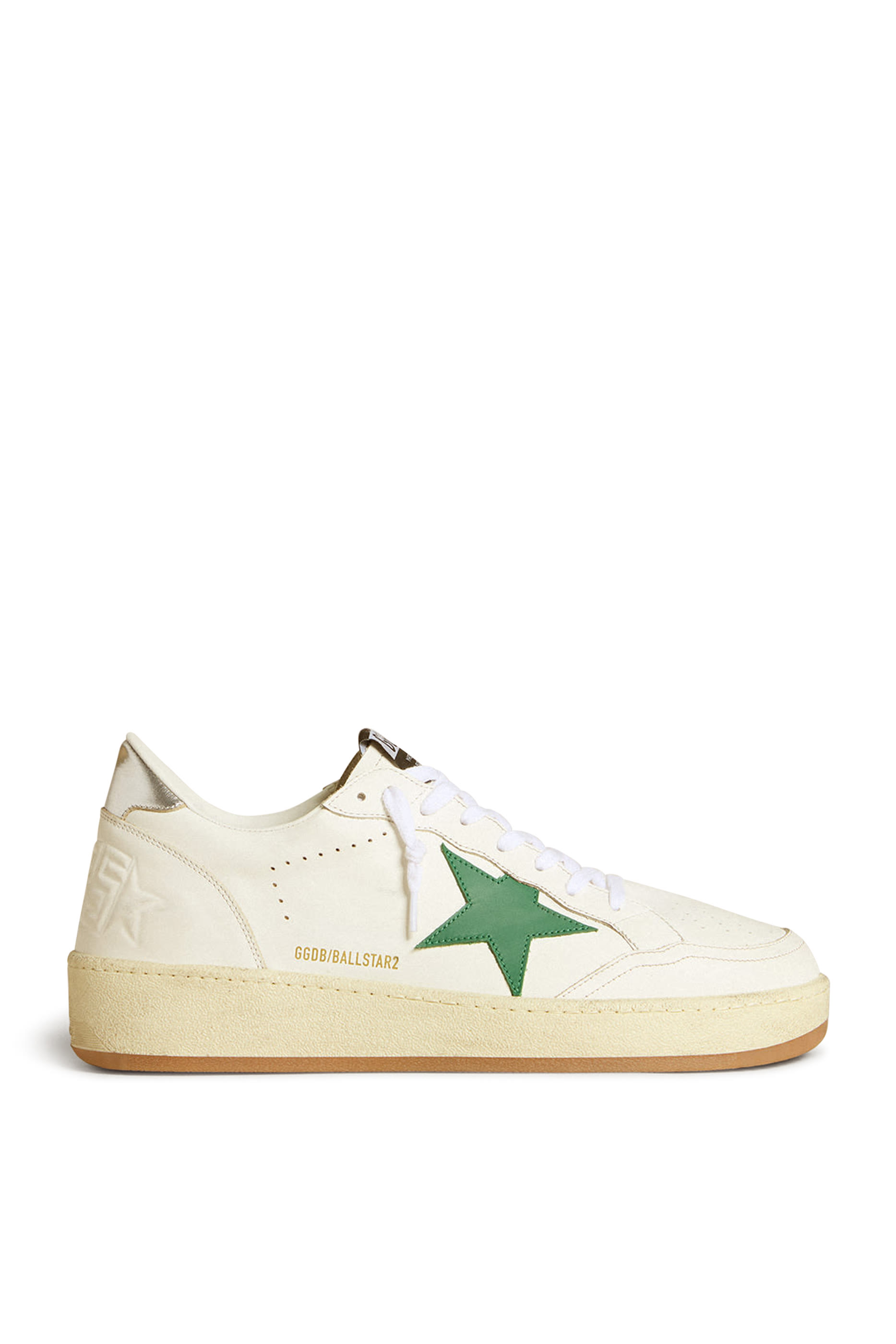 Men&rsquo;s Ball Star sneakers With Leather Star and Metallic Leather Heel Tab