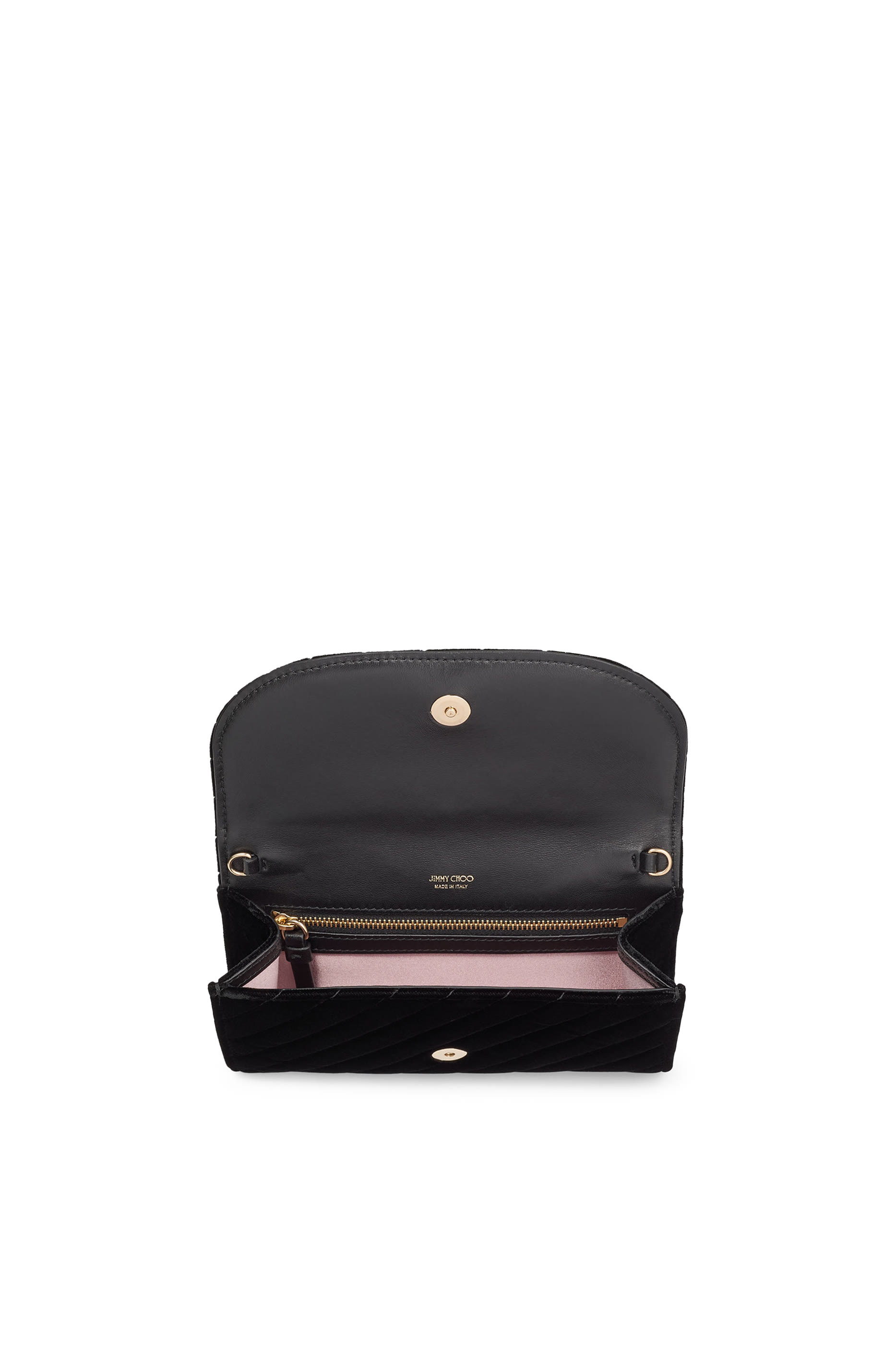 Logo Quilted Curve Wallet