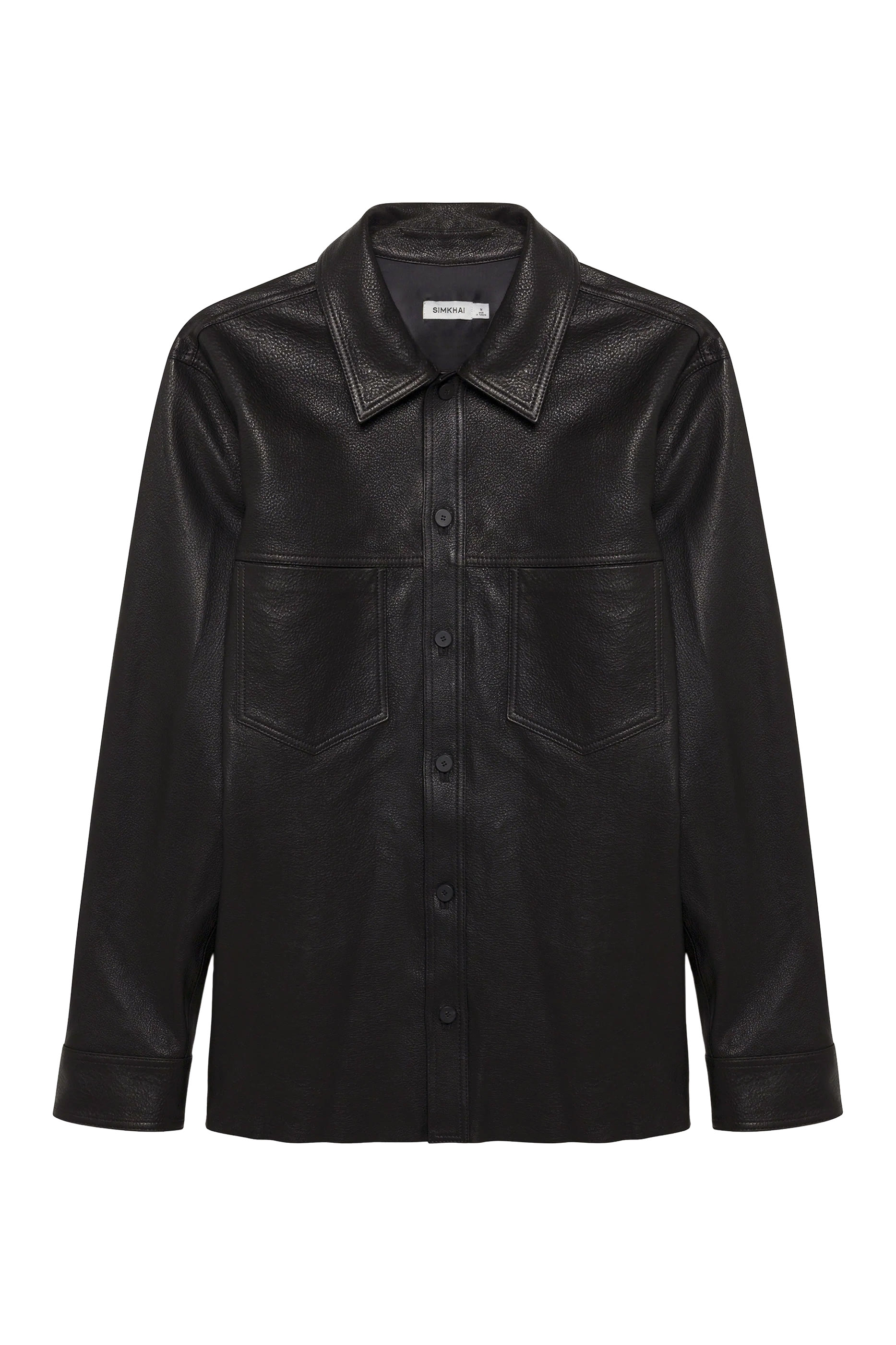 Gibson Leather Shirt Jacket