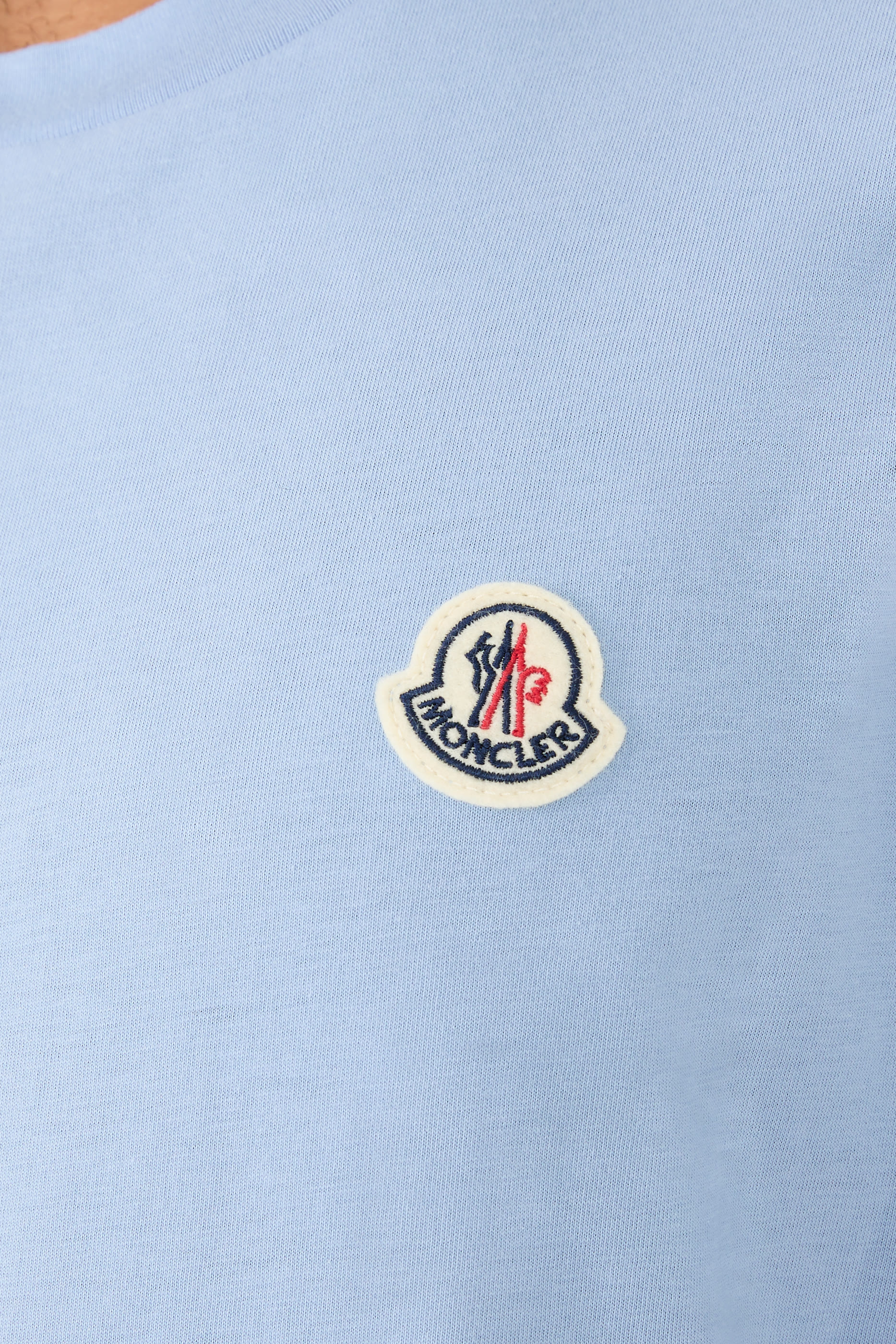  Logo Patch Cotton T-Shirt 