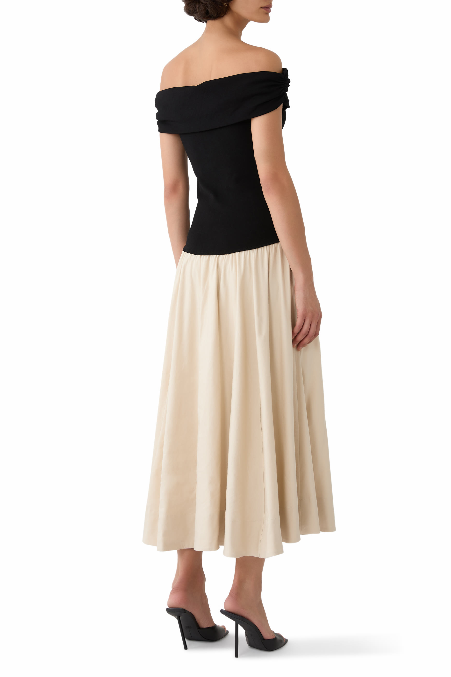 Adaline Knit Linen Midi Dress 