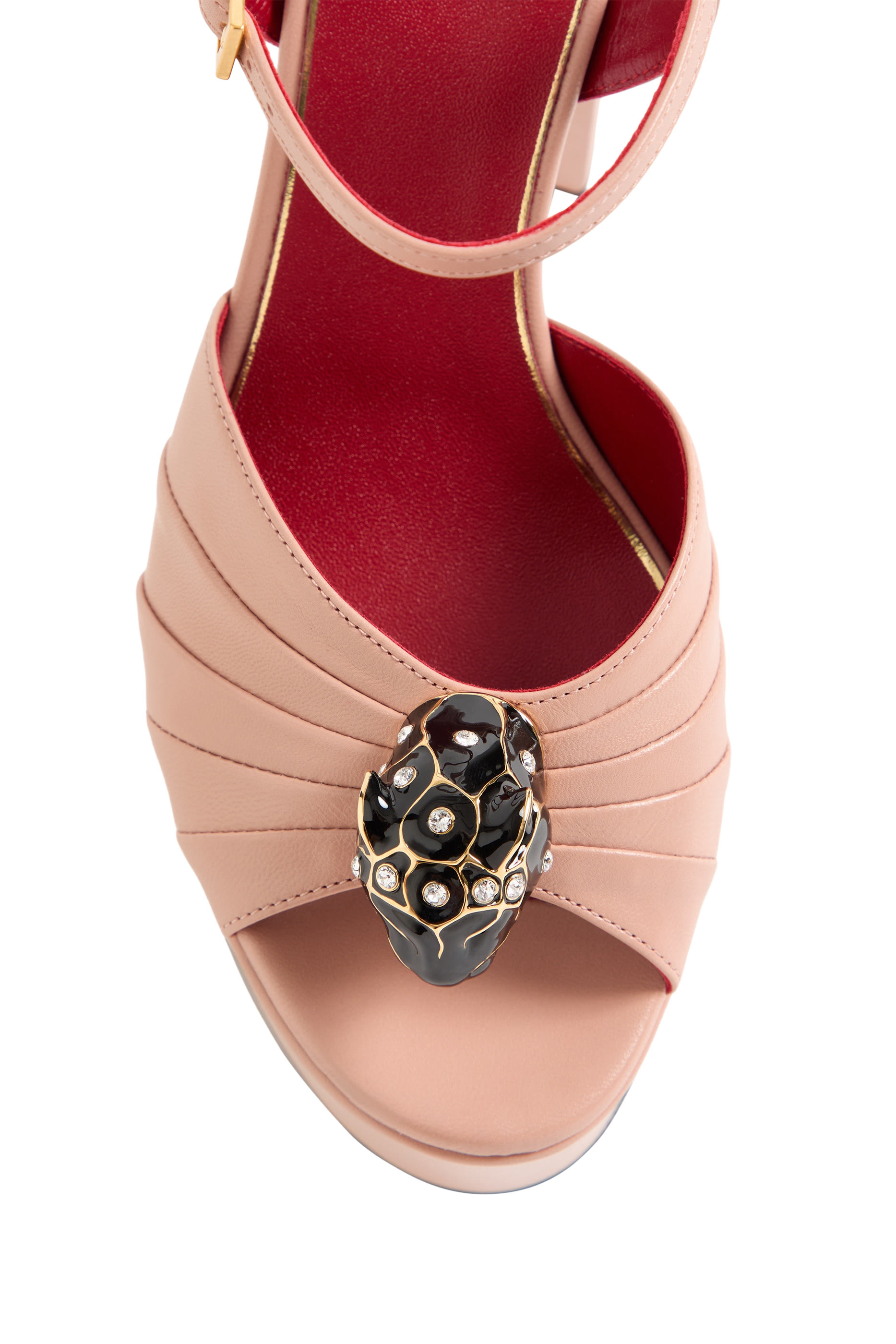 Panthea 125 Platform Sandals in Kidskin Leather 