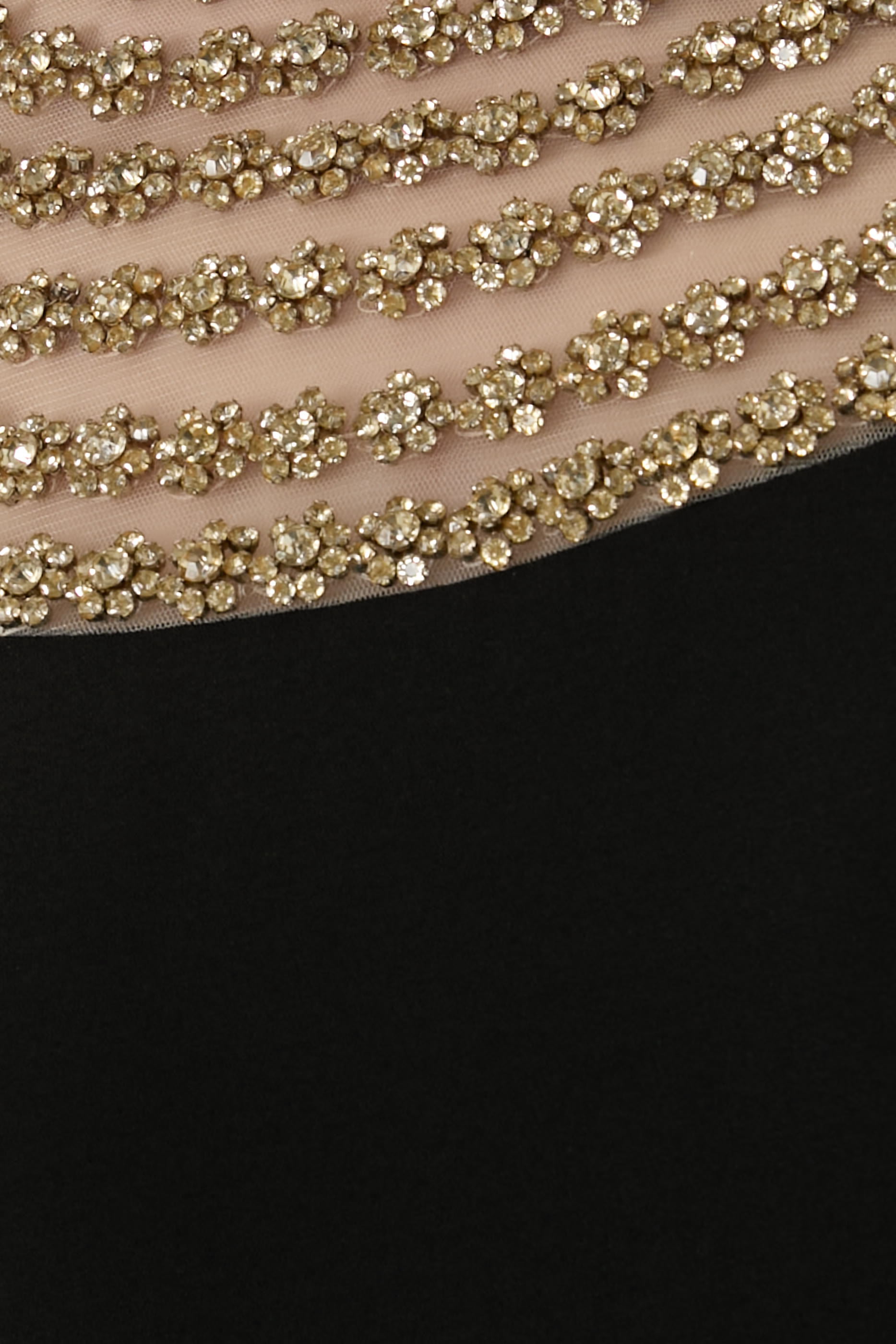 Bead Cape Sleeves Gown