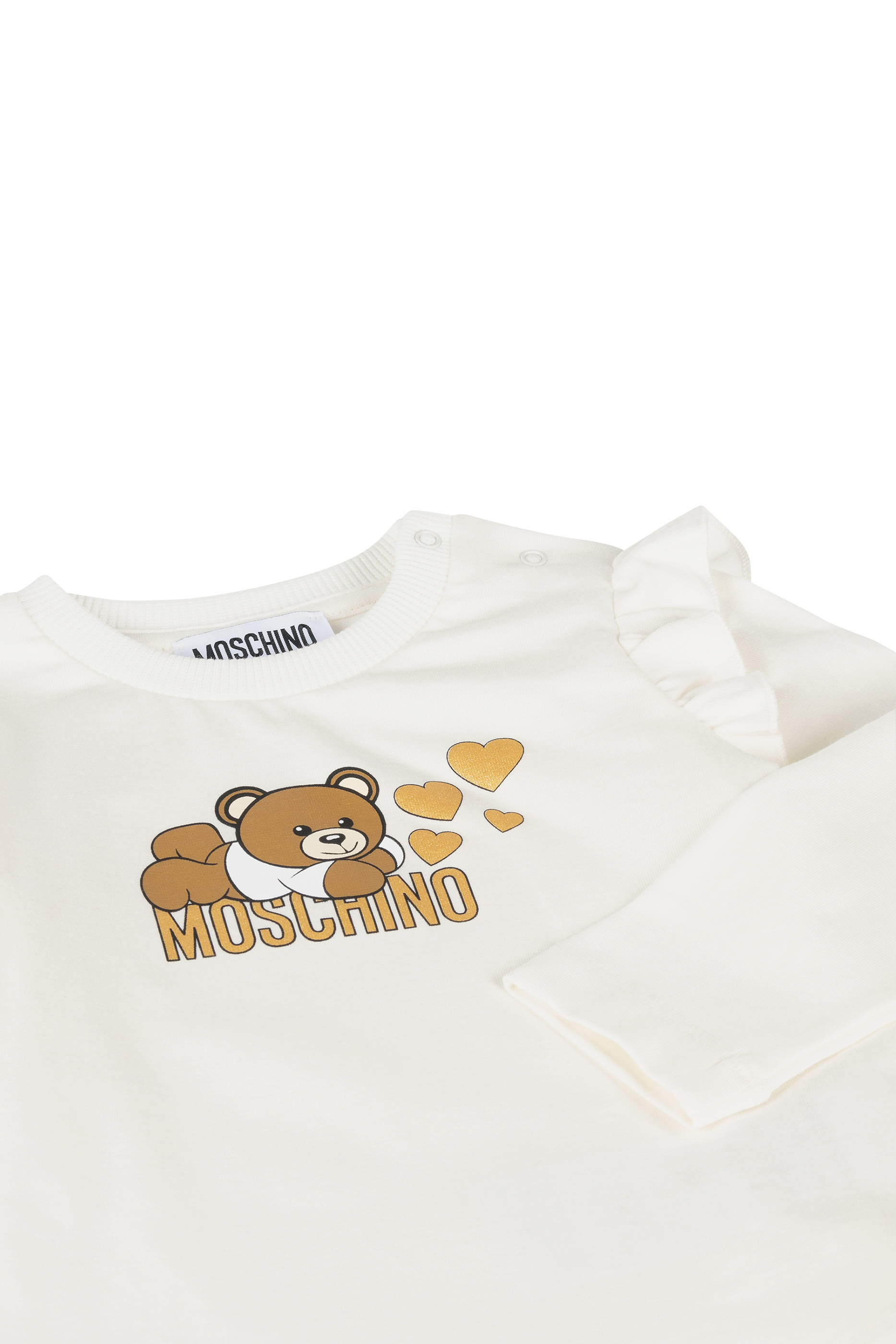 Kids Teddy Bear-Motif T-Shirt and Leggings Set