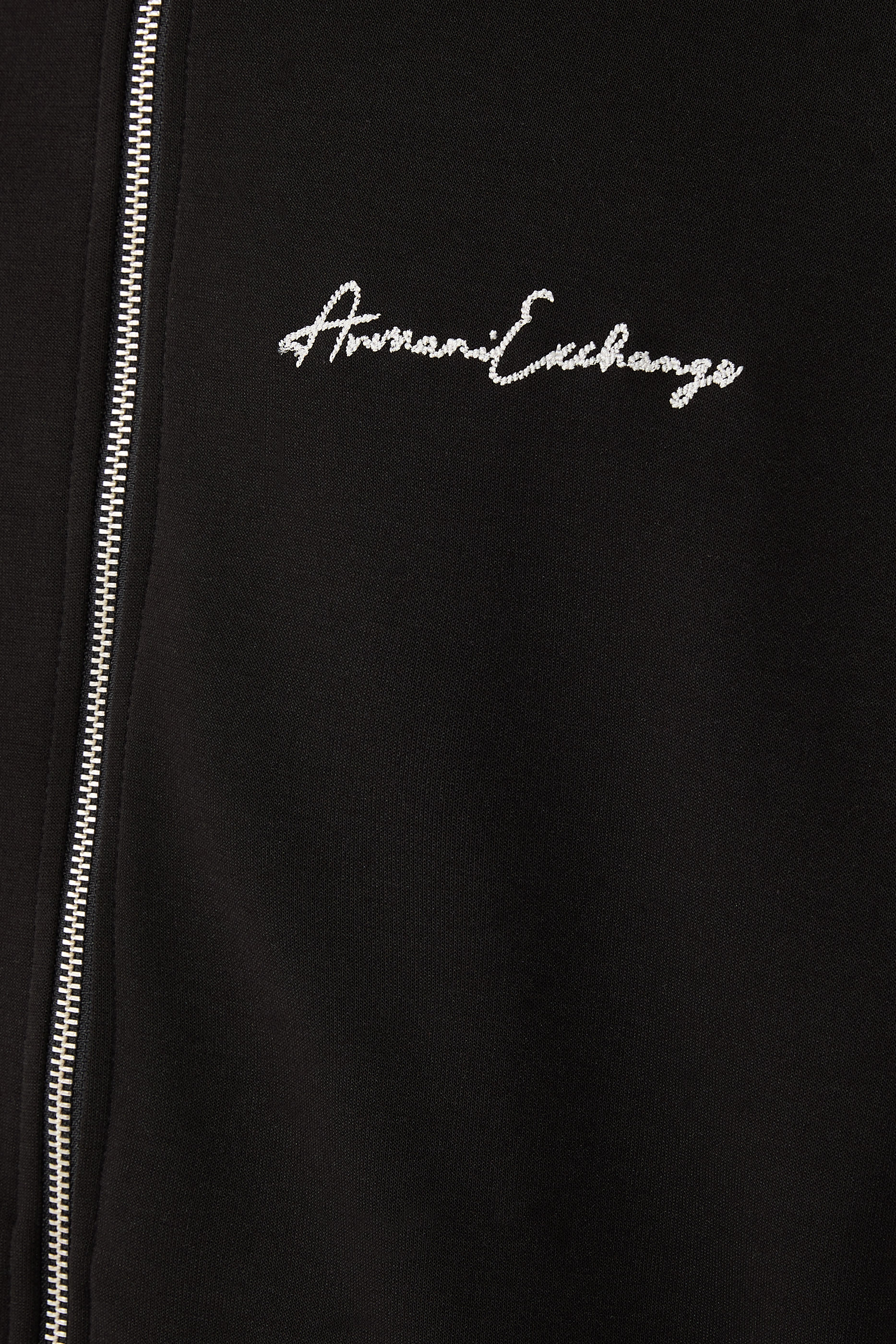 Logo Full-Zip Sleeve Bands Sweatshirt