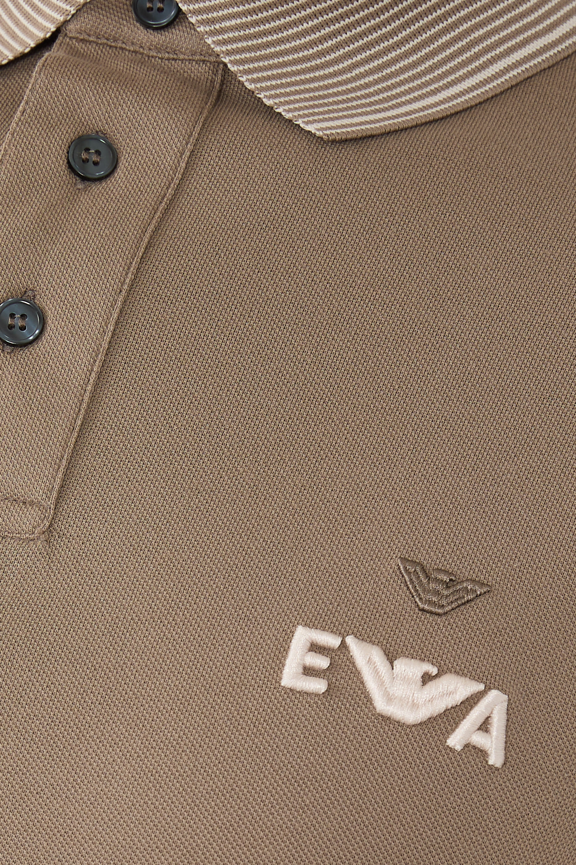 EA Logo Embroidered Piqu&eacute; Polo Shirt 