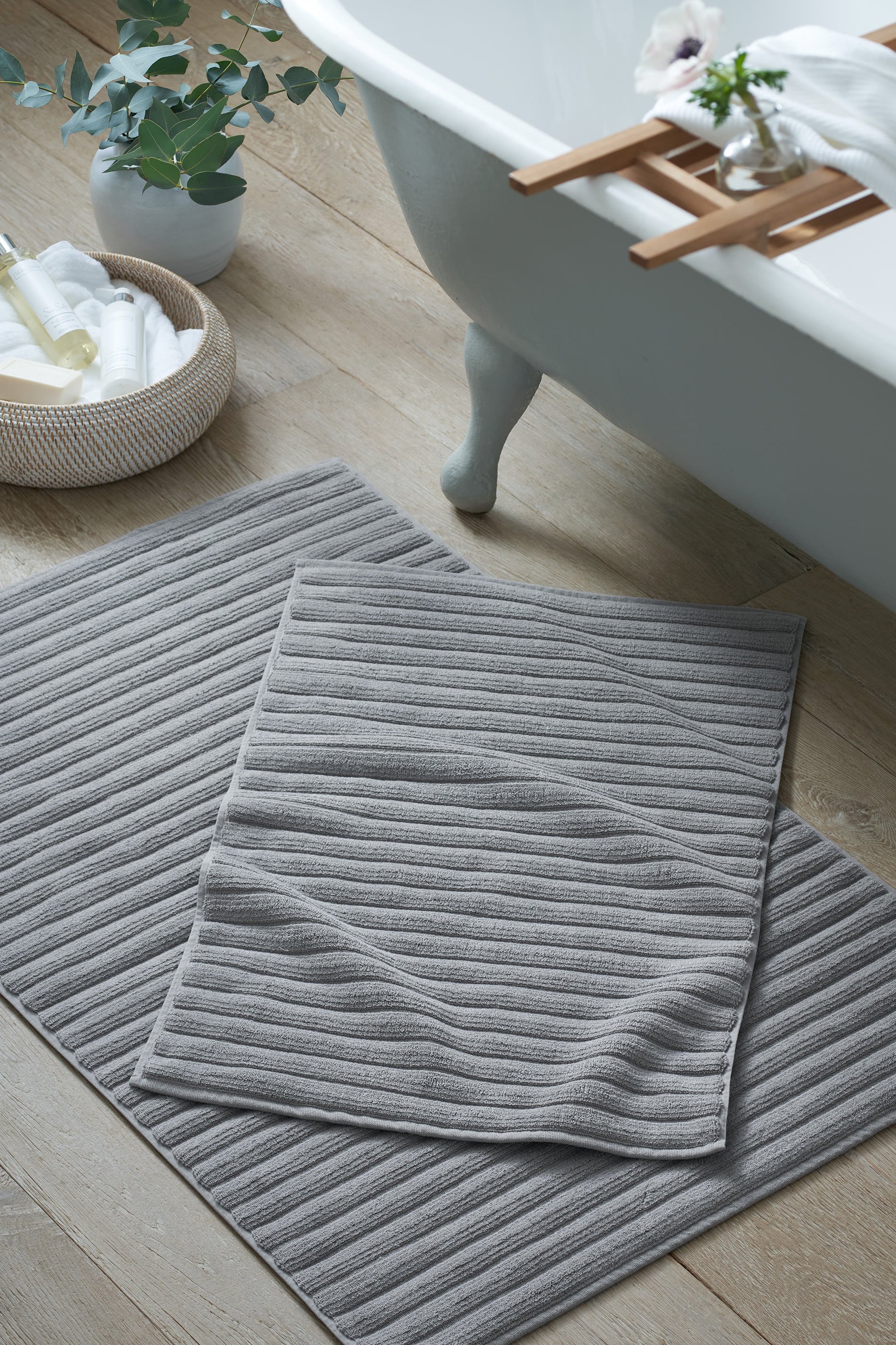 Ribbed Hydrocotton Bath Mat
