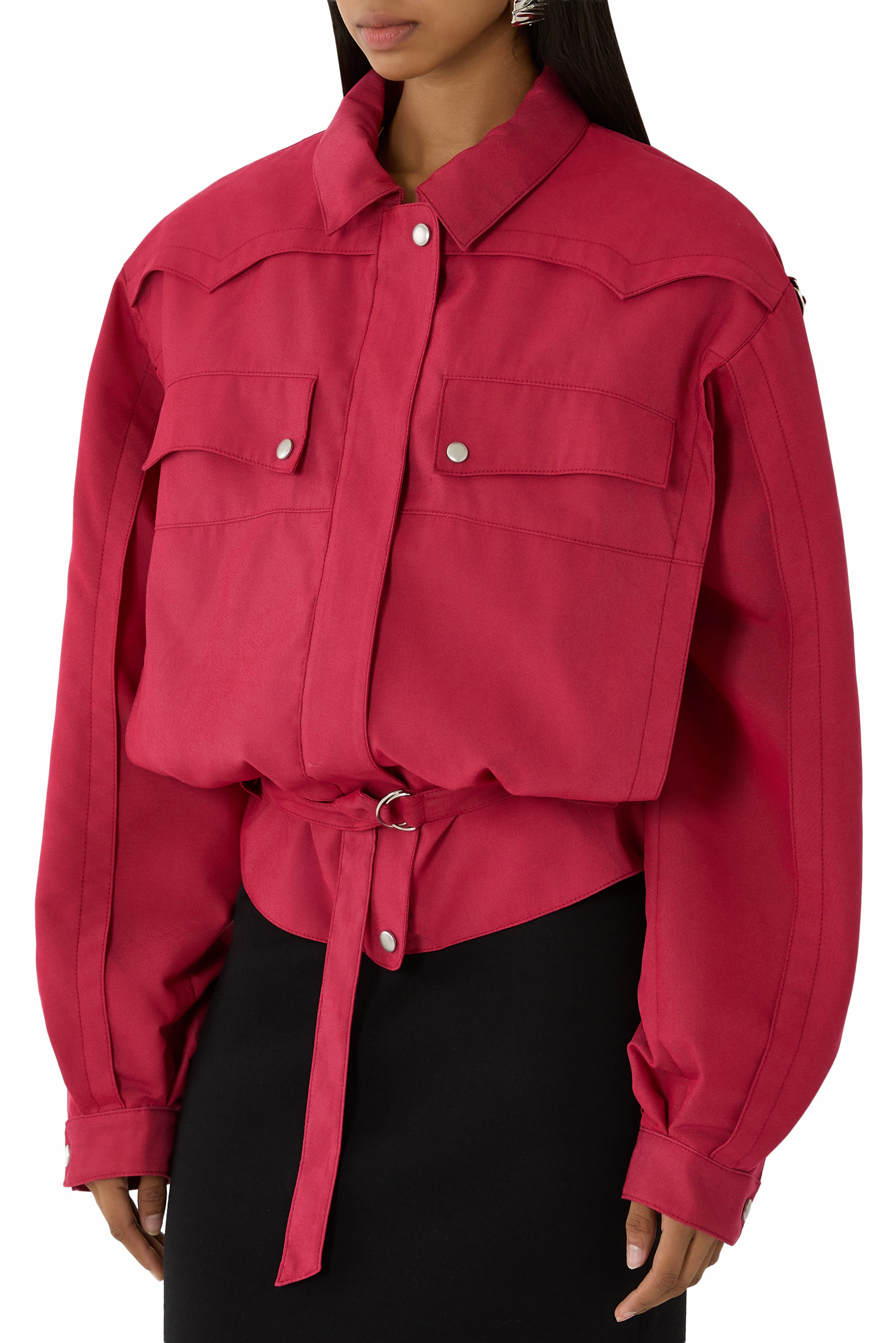 Oversized Lyocell Jacket 