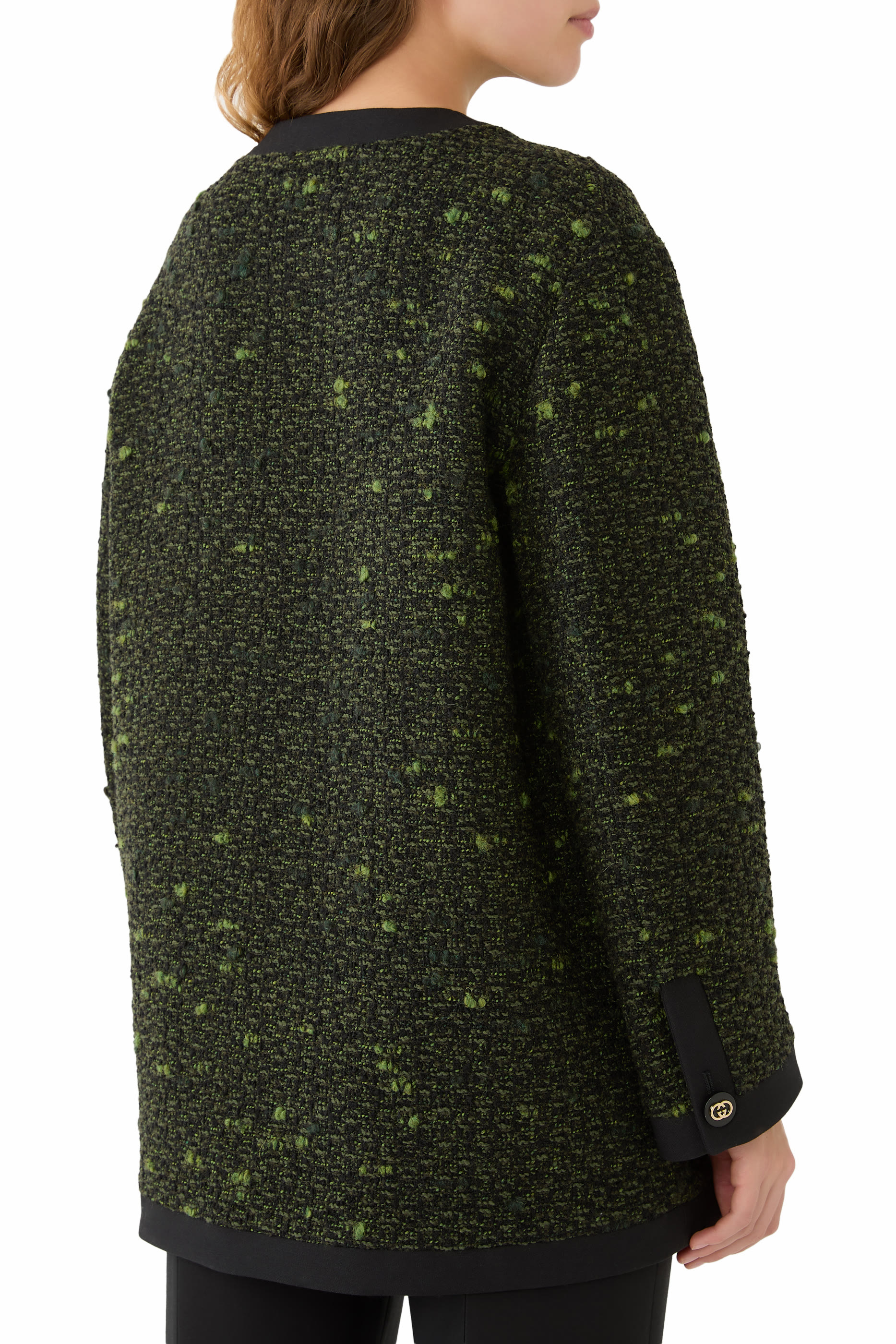 Interlocking G Buttons Wool Boucl&eacute; Jacket