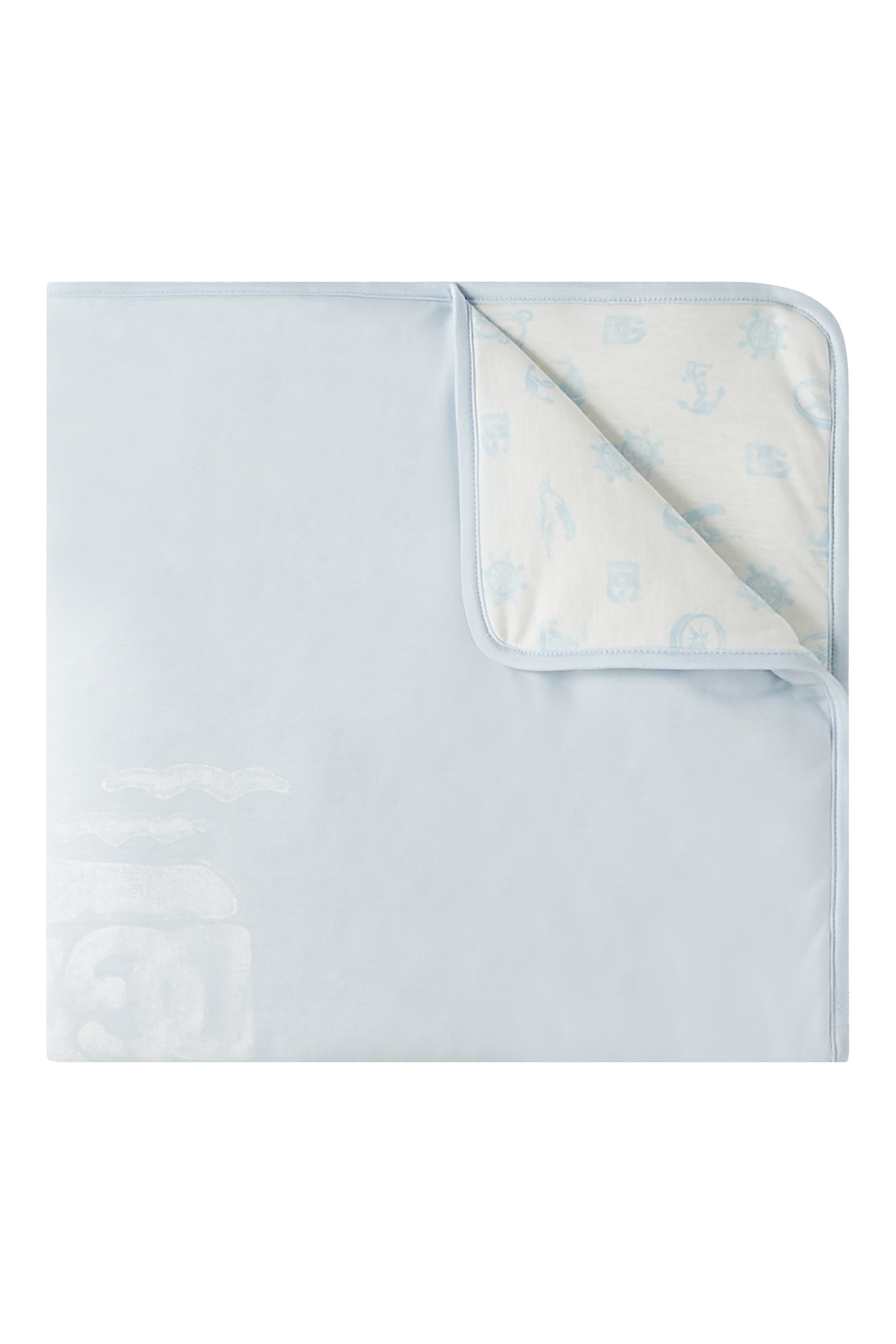 Kids Jersey Blanket with DG Logo and Sail Boat Design