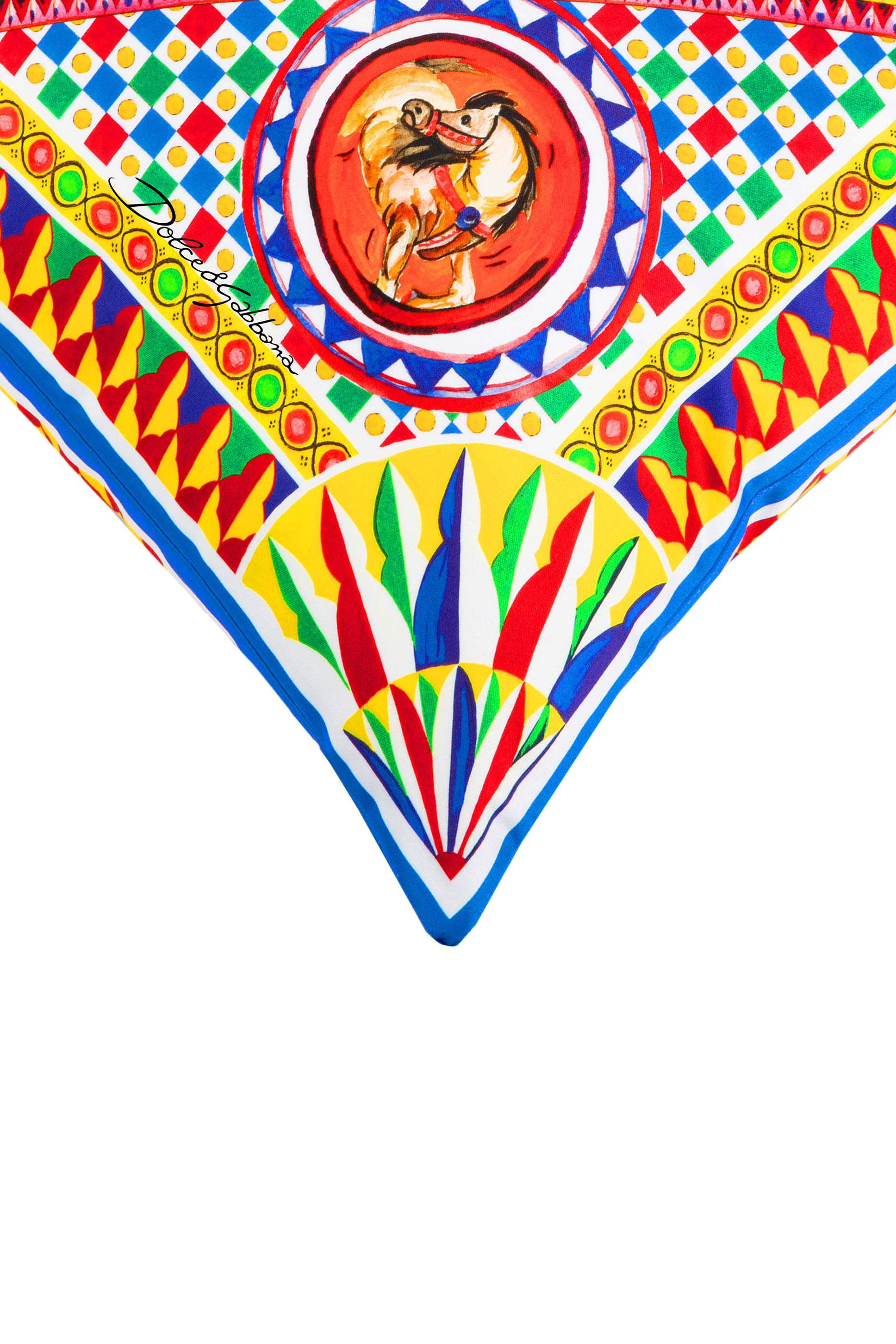 Carretto Medium Duchesse Cotton Cushion