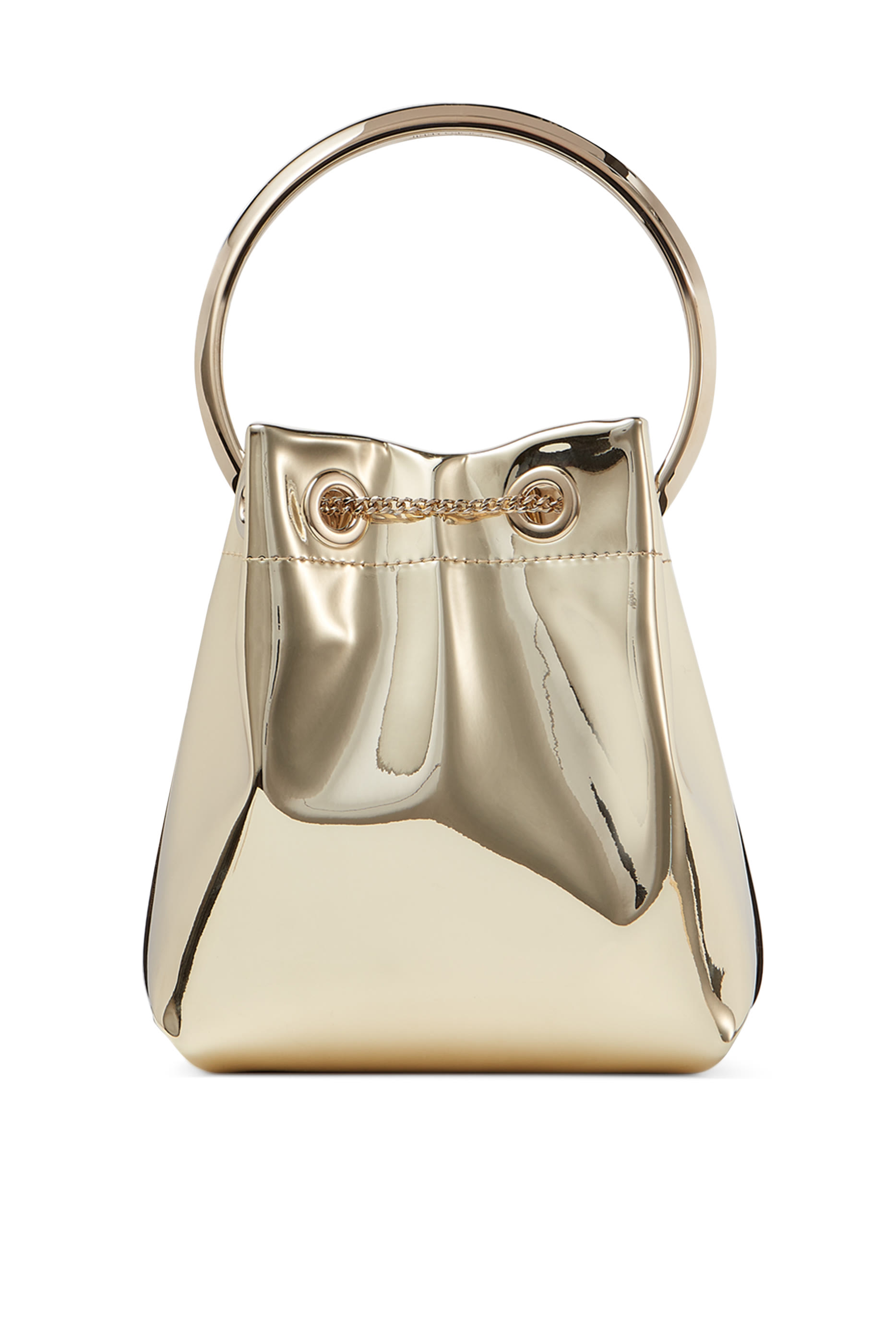 Bon Bon Gold Mirror Fabric Mini Bag