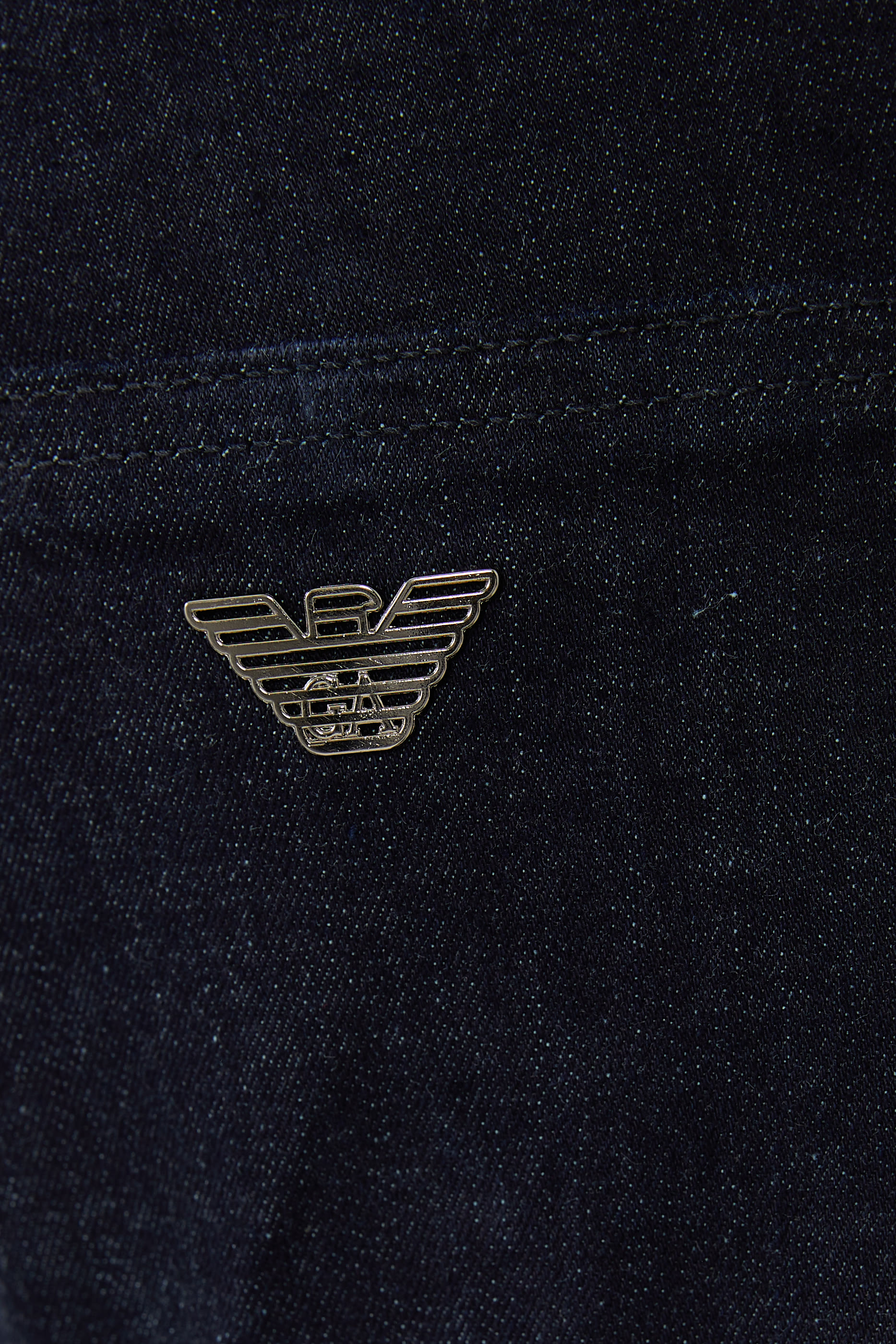 Cotton Denim Straight Jeans