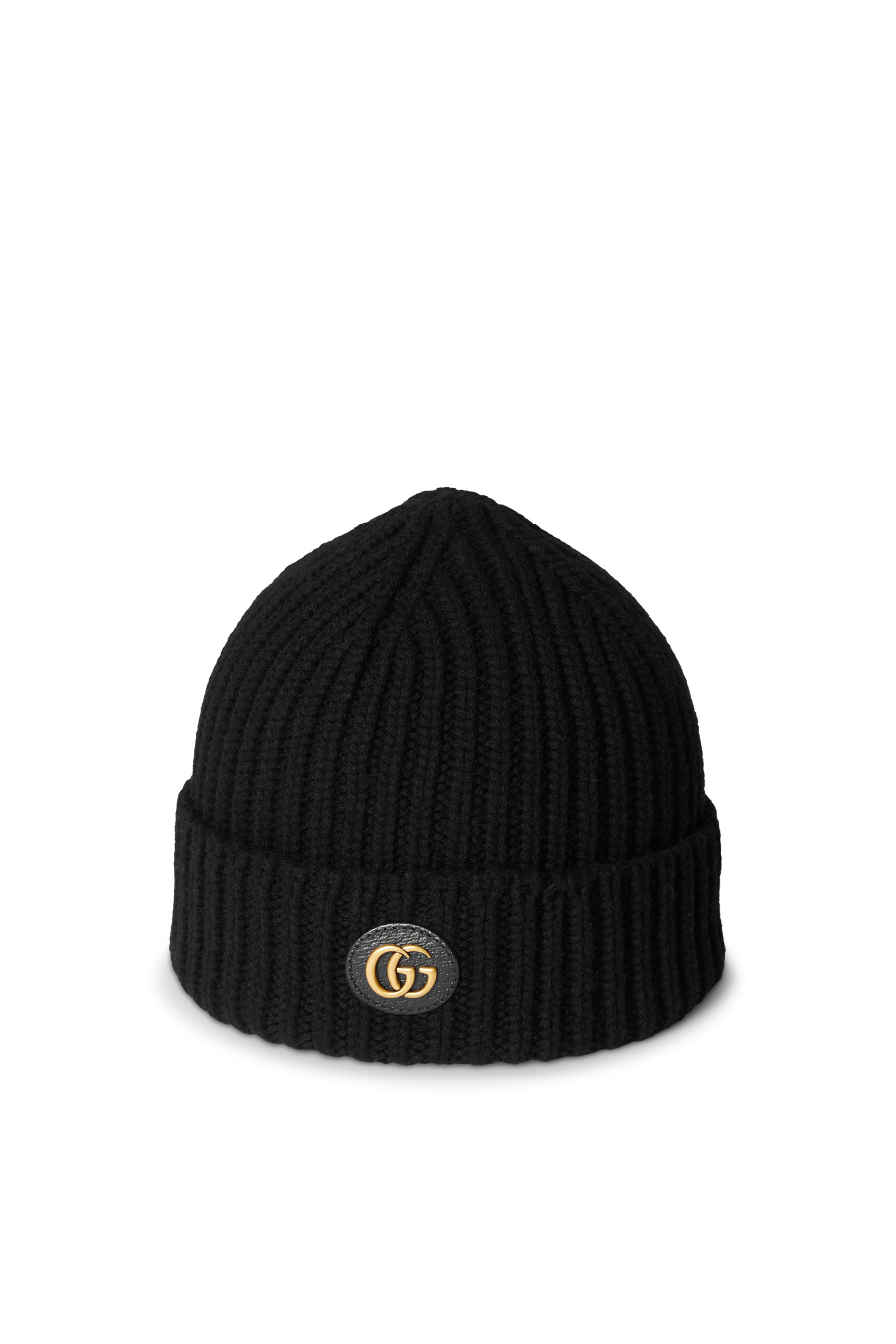 Wool Cashmere Hat with Double G