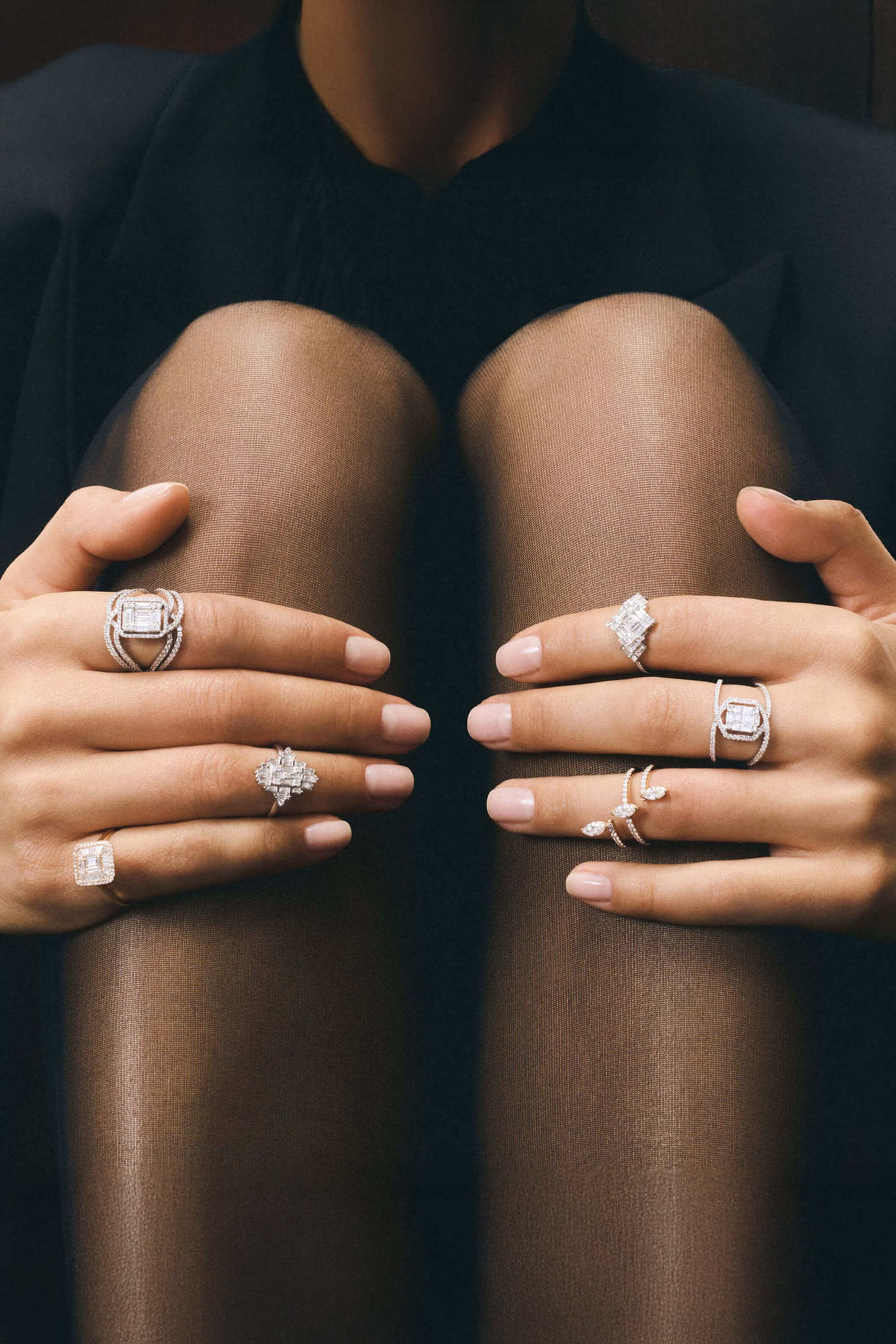 Beverly Hills Scarlett Ring, 18k Rose Gold & Diamonds