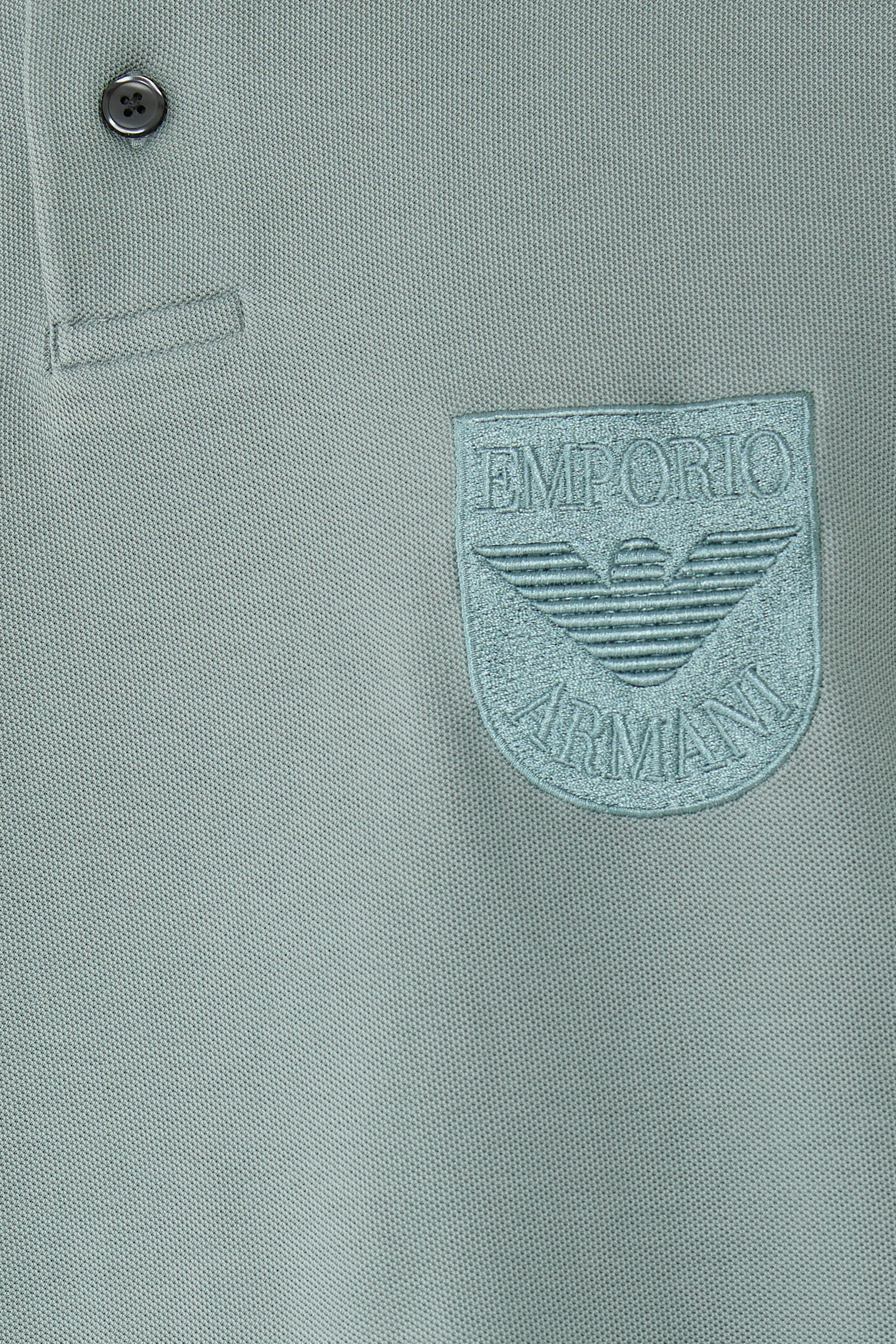 Eagle Patch Piqu&eacute; Jersey Polo Shirt