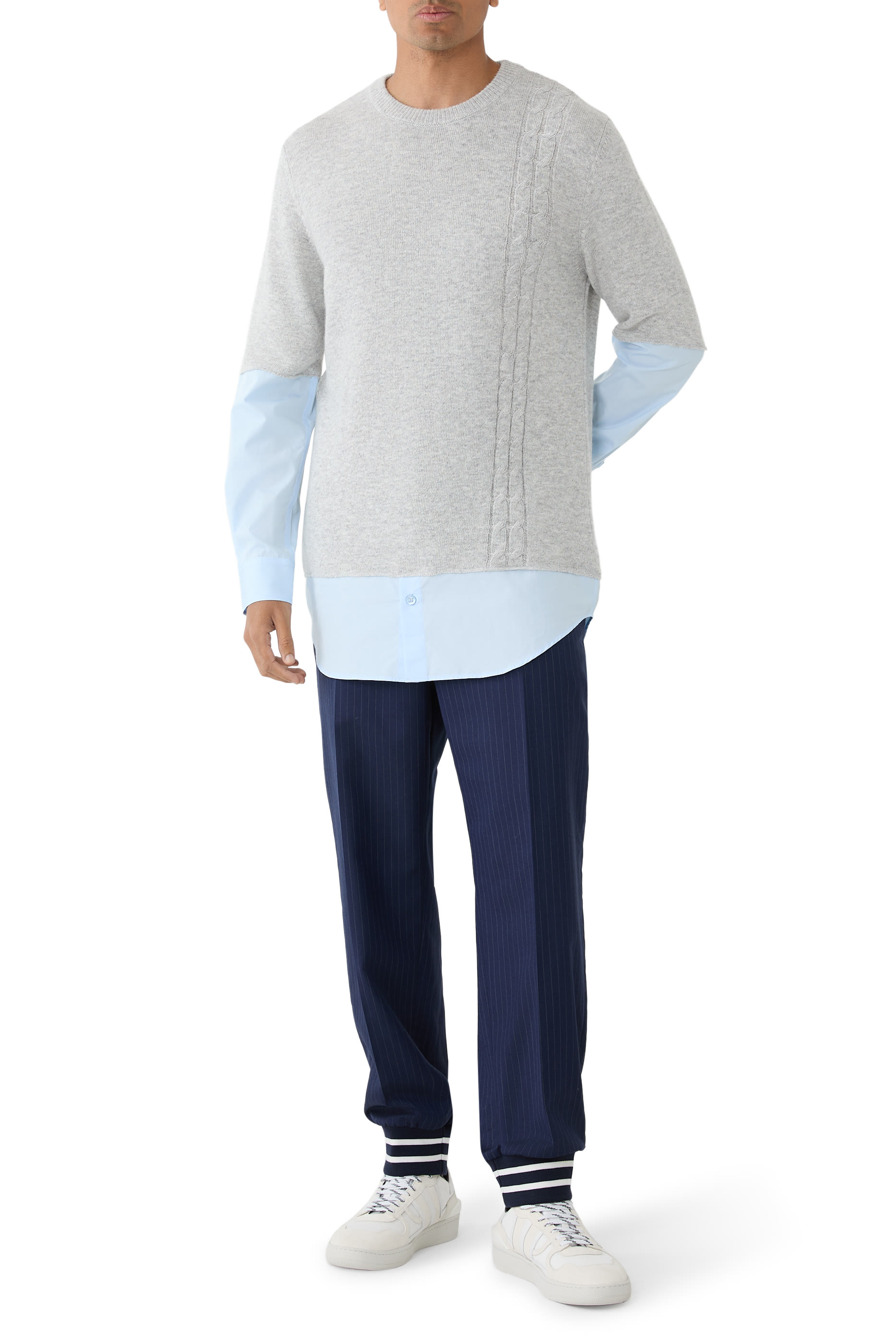 Wool and Cashmere Blend Pullover 