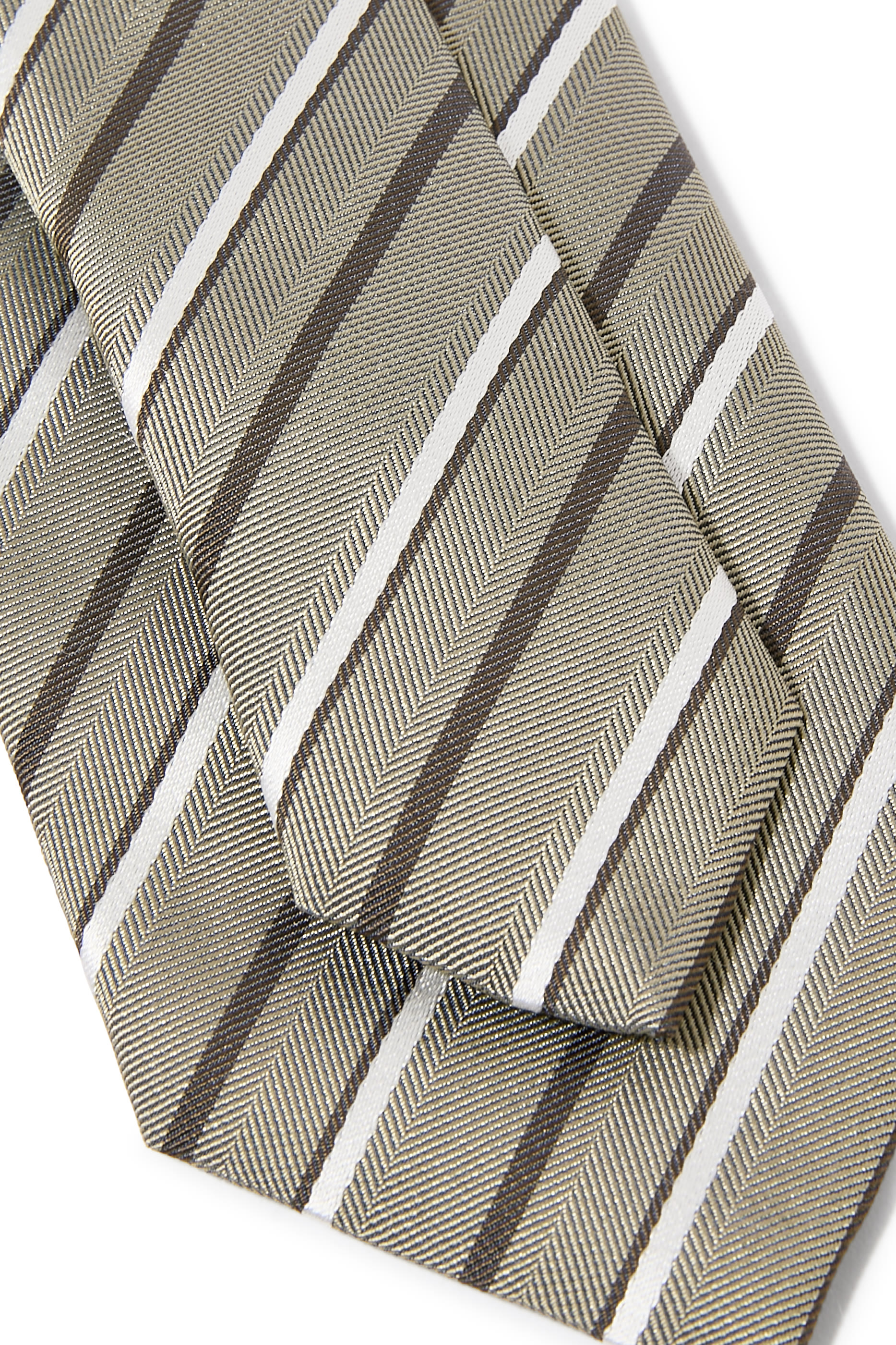 Diagonal-Stripe Tie