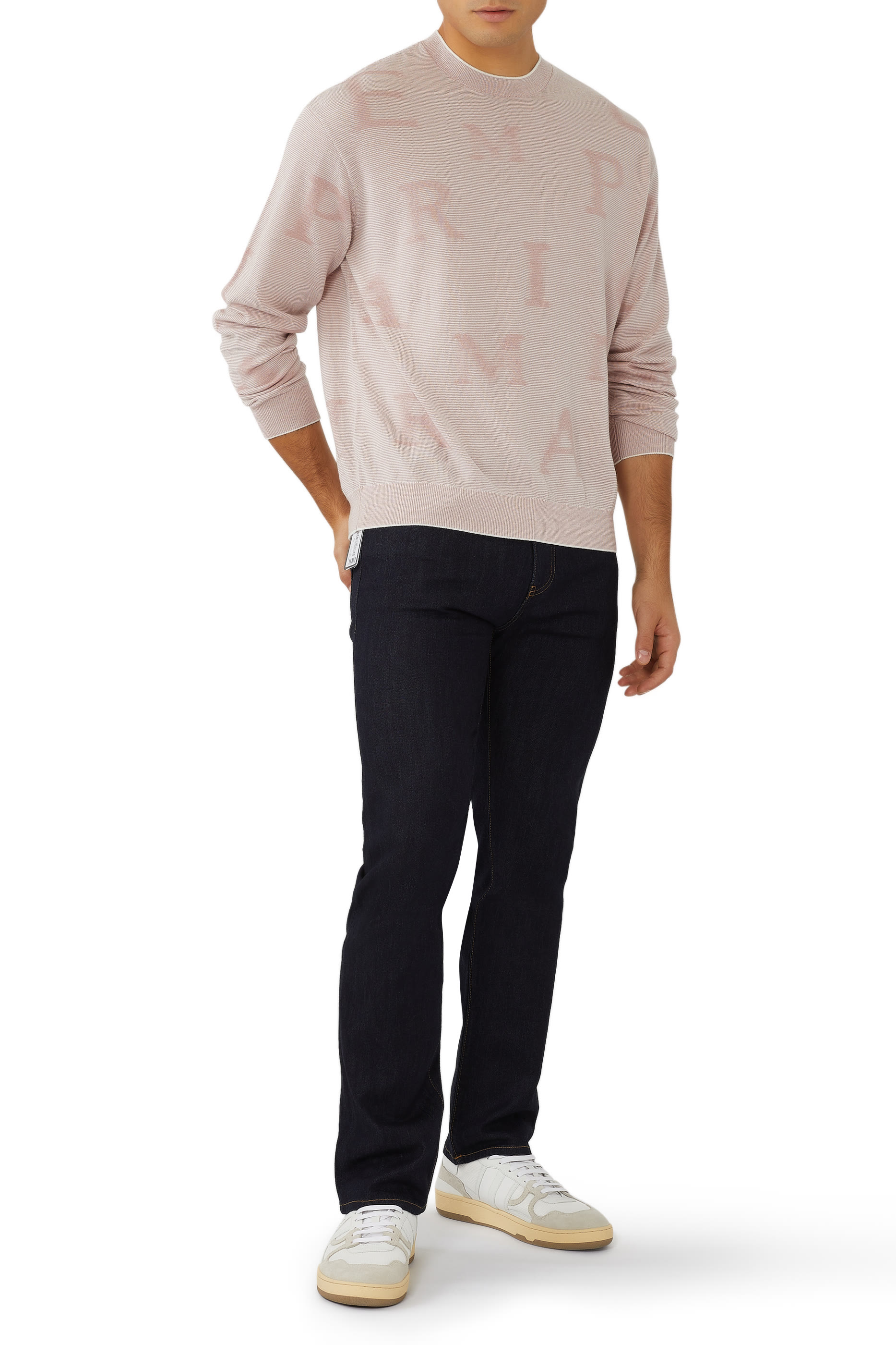 Knitted EA Logo Sweatshirt