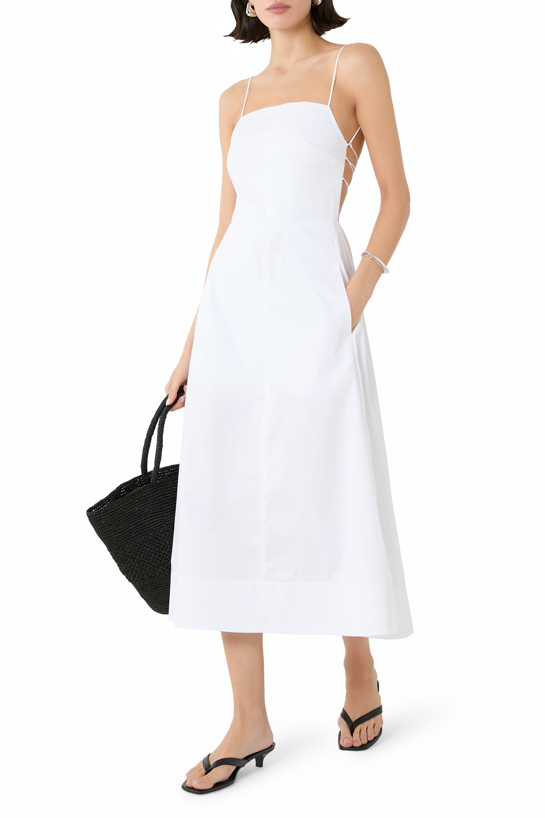 Leather Heeled Flip Flops 35