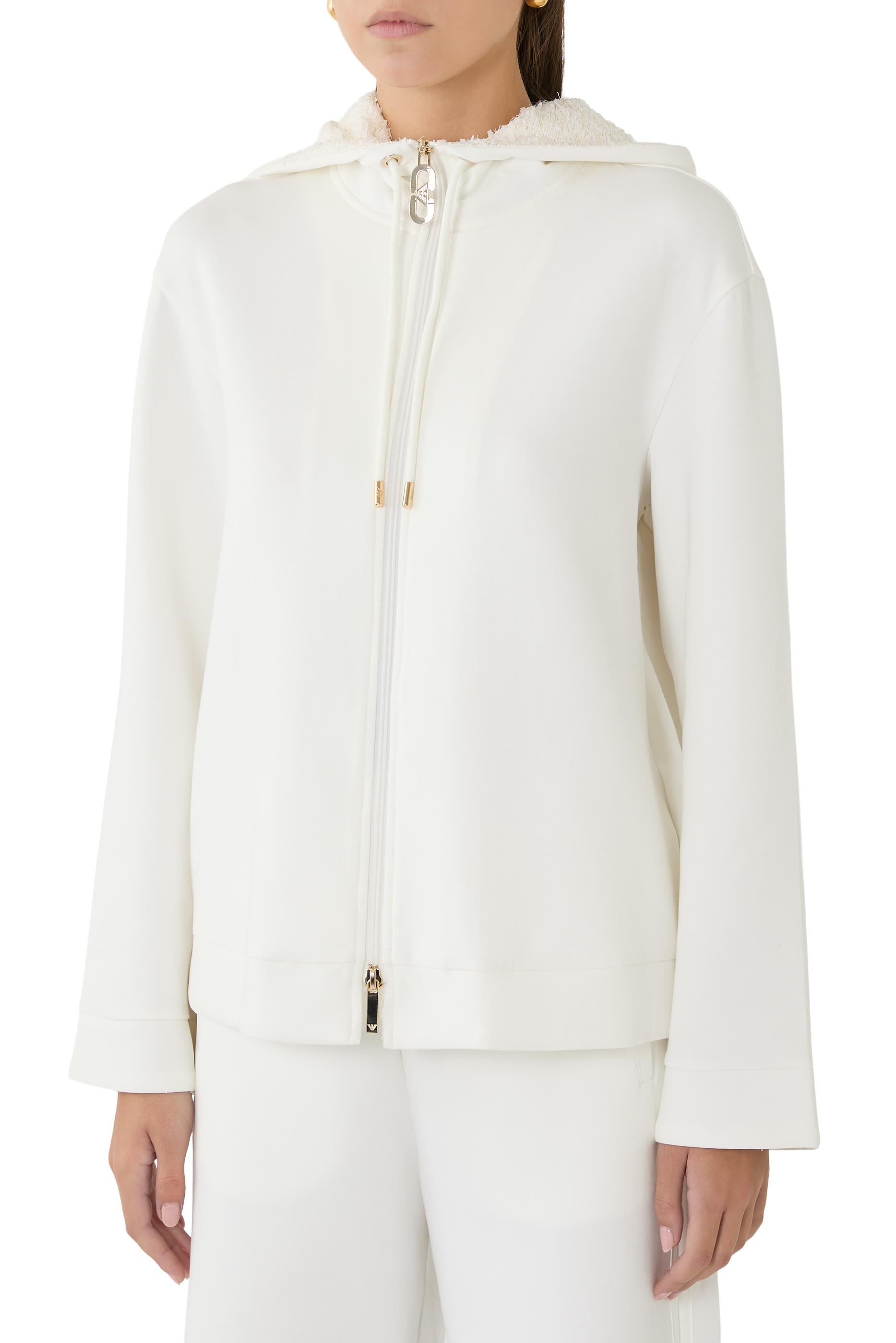 Double Jersey Hooded Sweatshirt