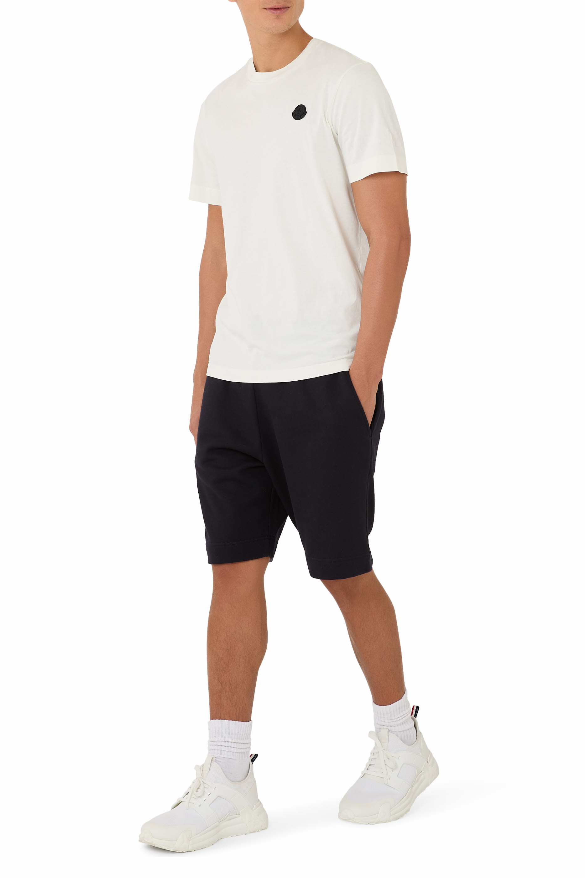 Logo Patch Cotton T-shirt 