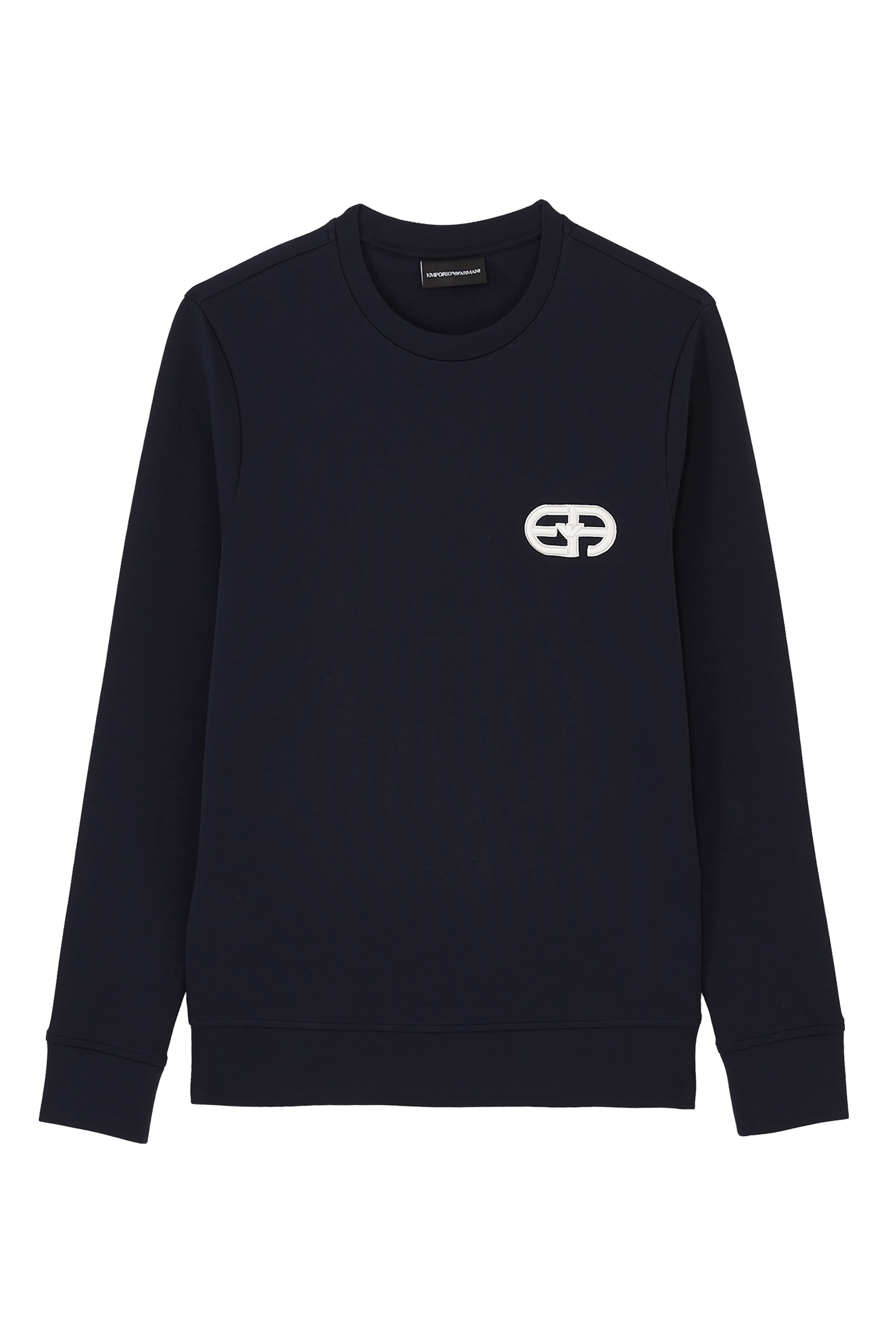 Double Jersey Logo Sweatshirt