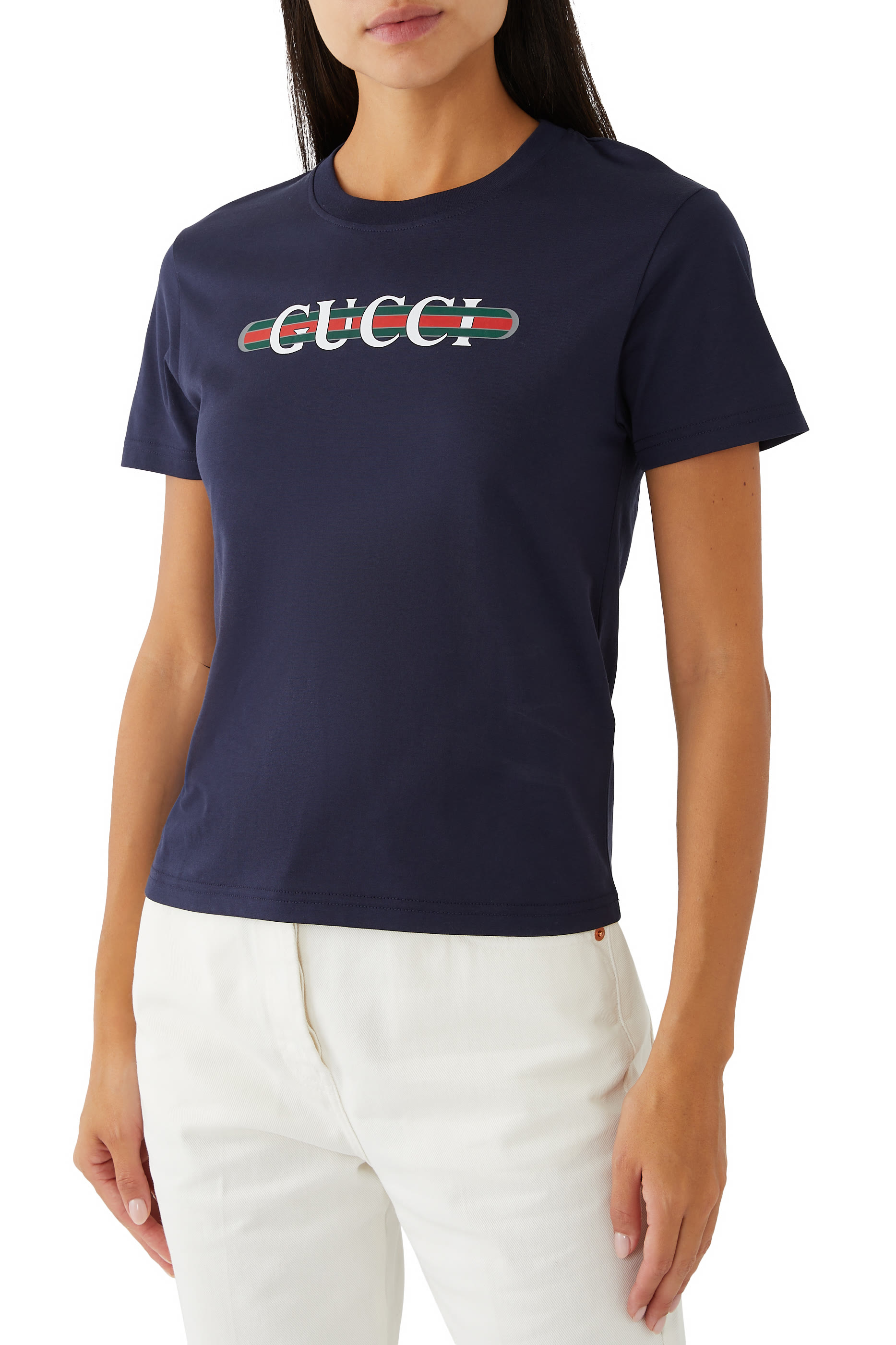 Logo-Print Cotton Jersey T-Shirt