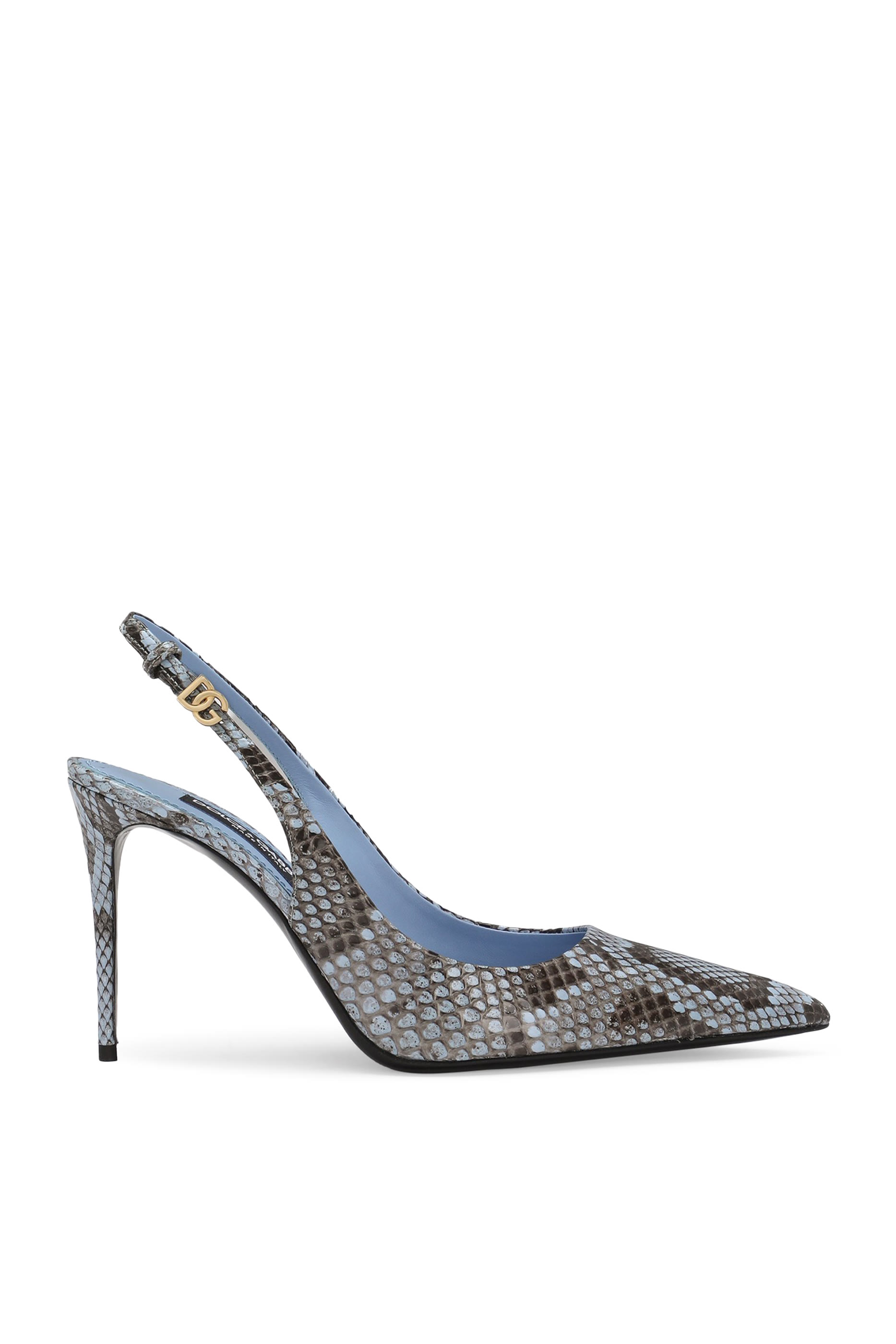 Python Skin 90 Slingbacks