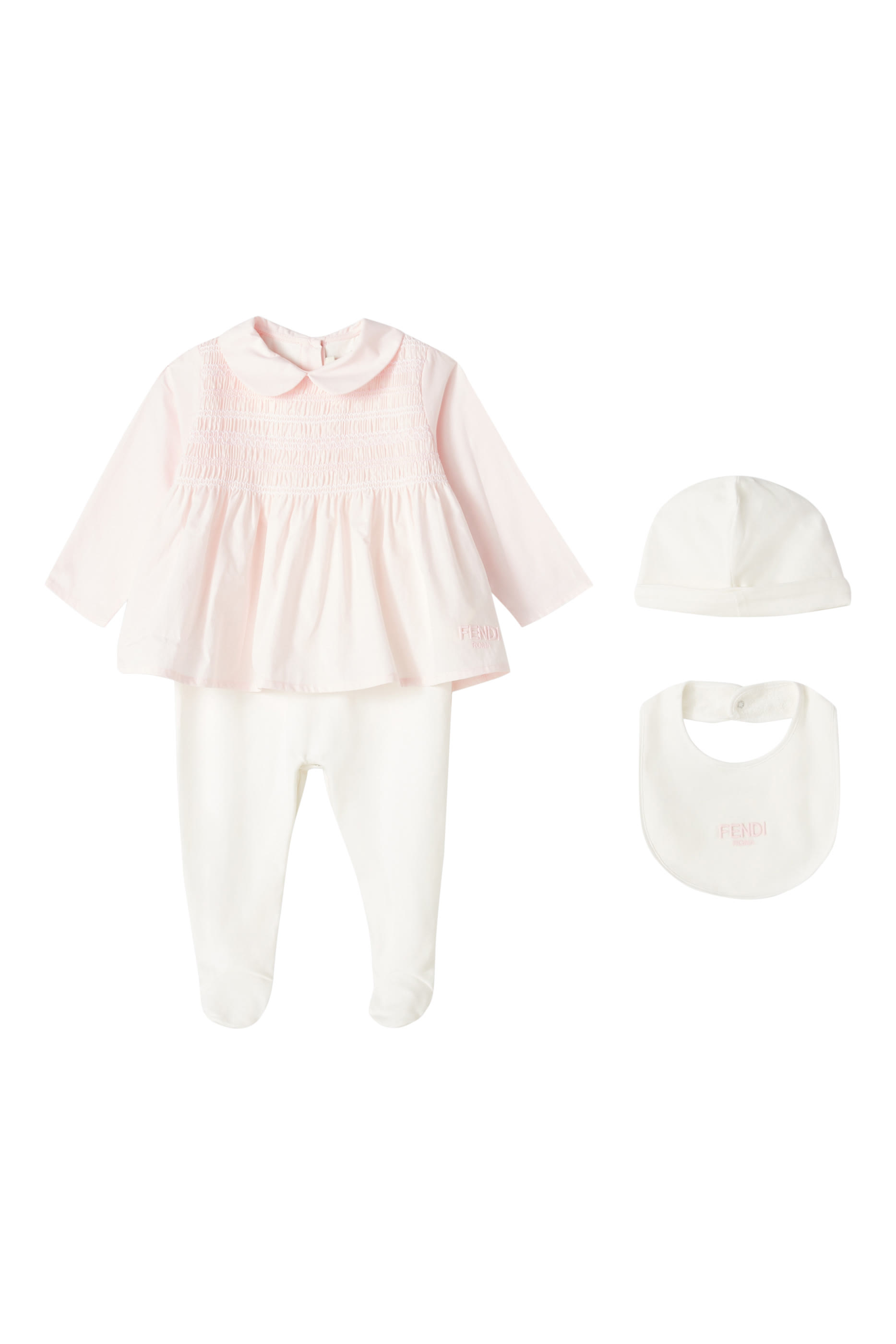 Kids Logo Bodysuit, Bib and Beanie Gift Set 