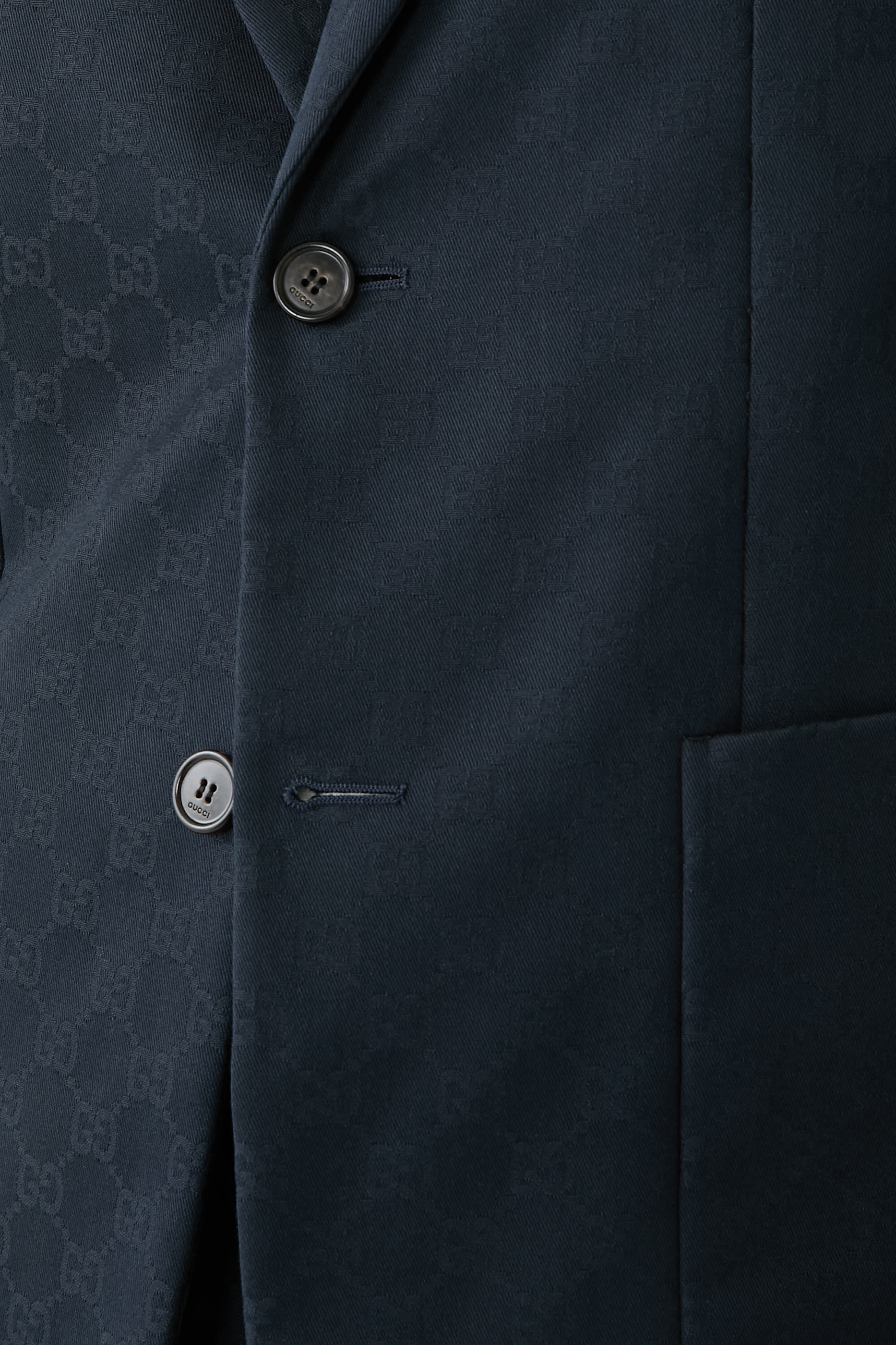 GG Cotton Gabardine Jacquard Jacket 