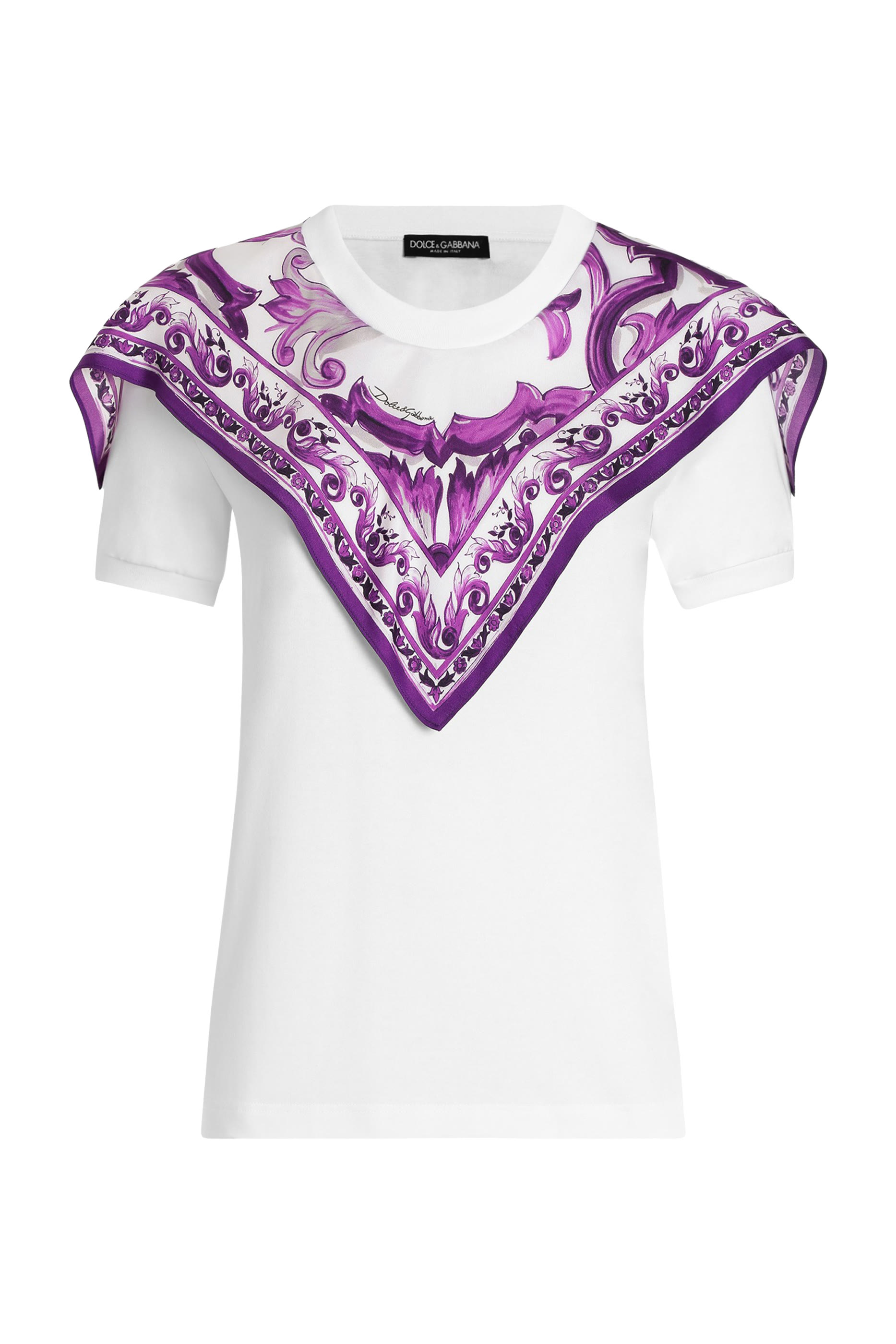 Silk Foulard T-Shirt