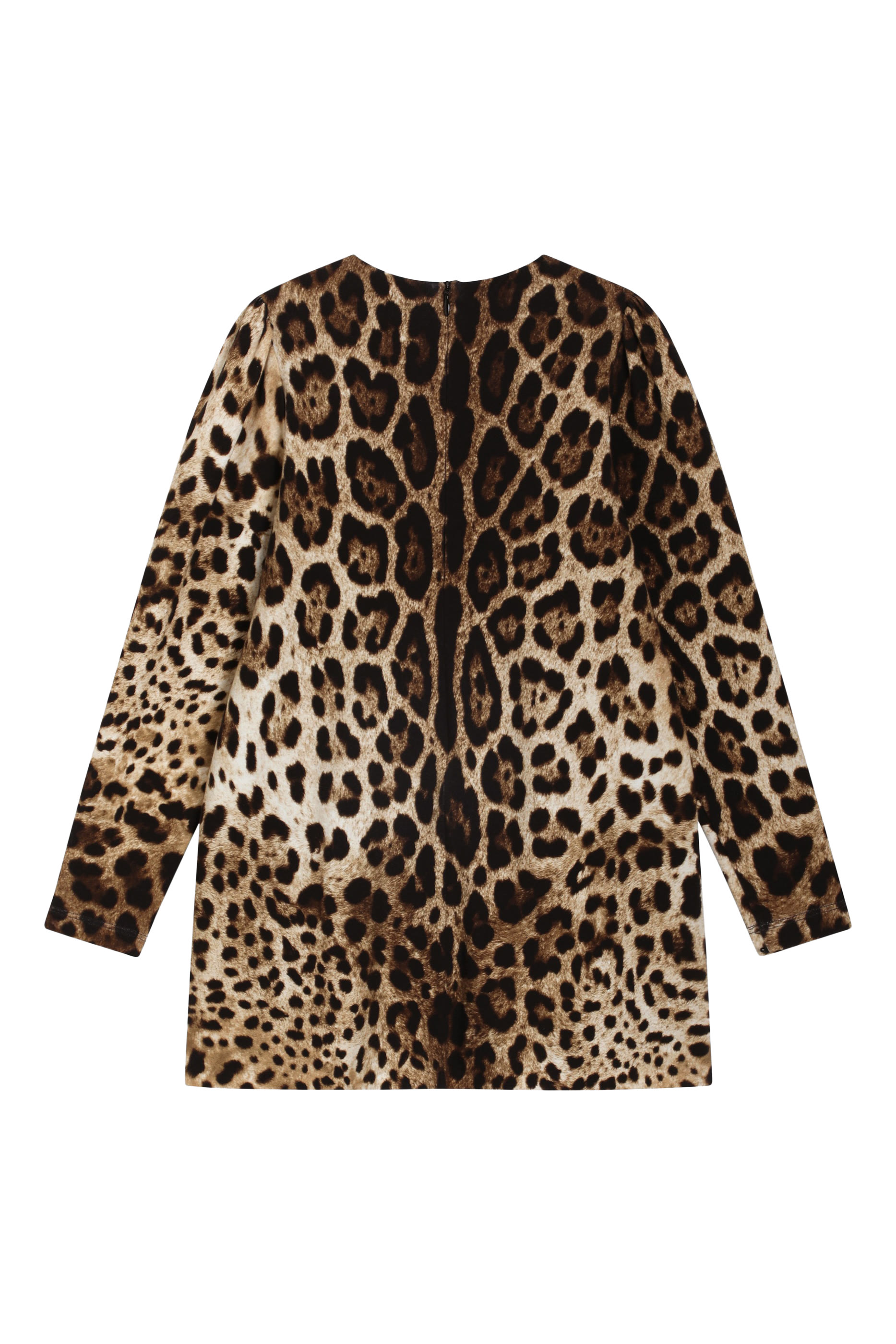 Kids Leopard Print Interlock Dress