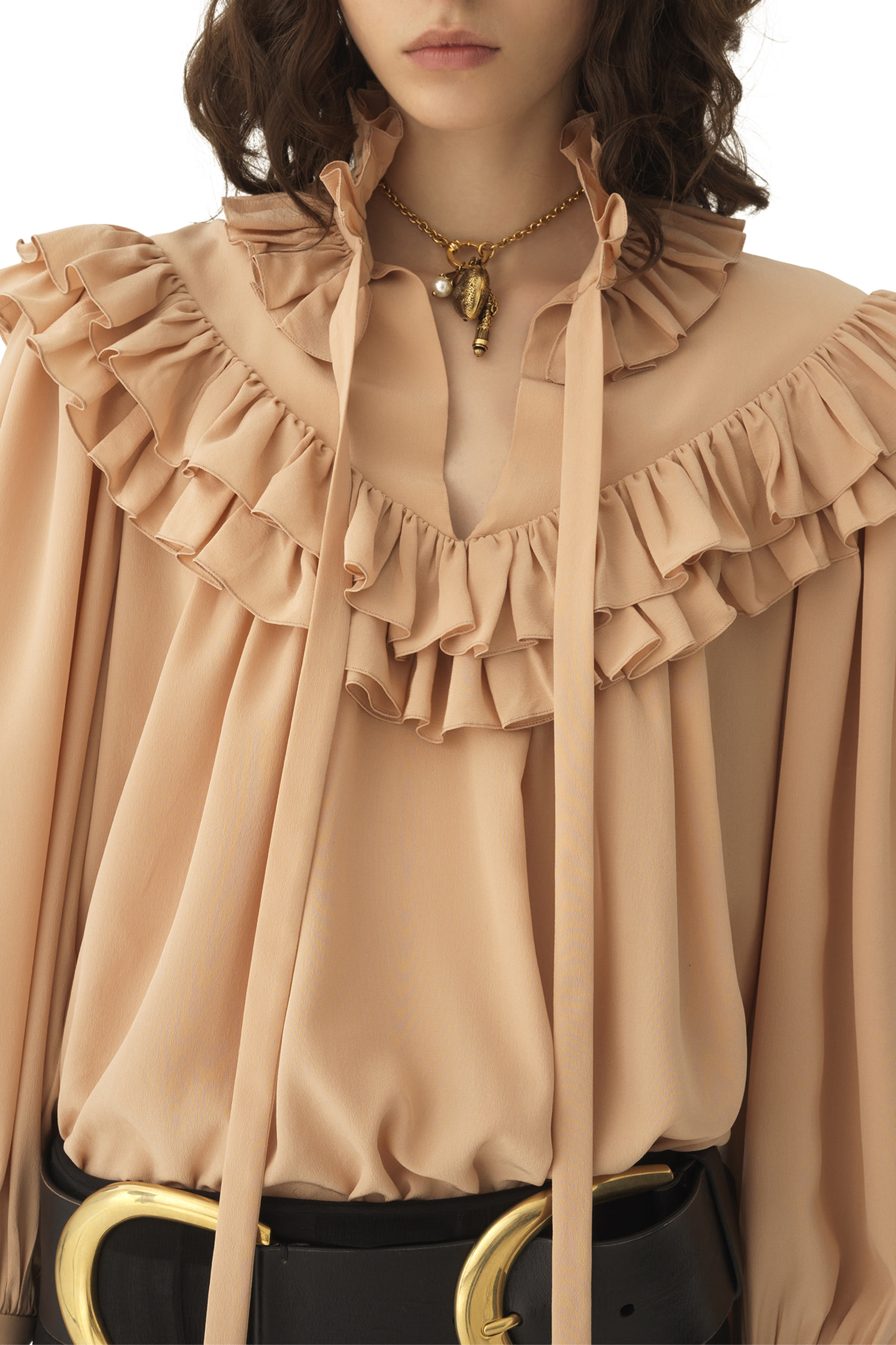 Oversized Ruffle Top