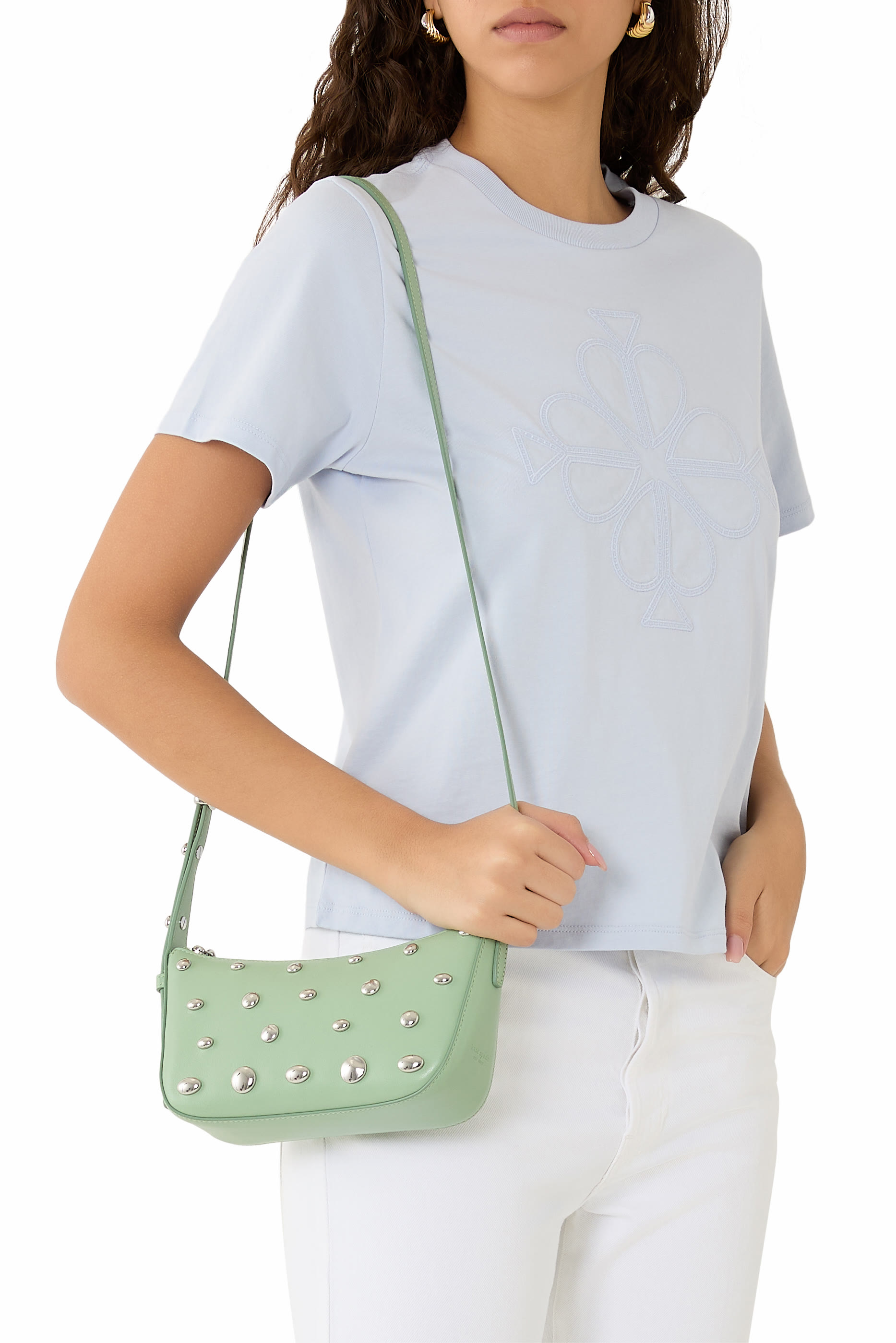 Halo Studded Crossbody 