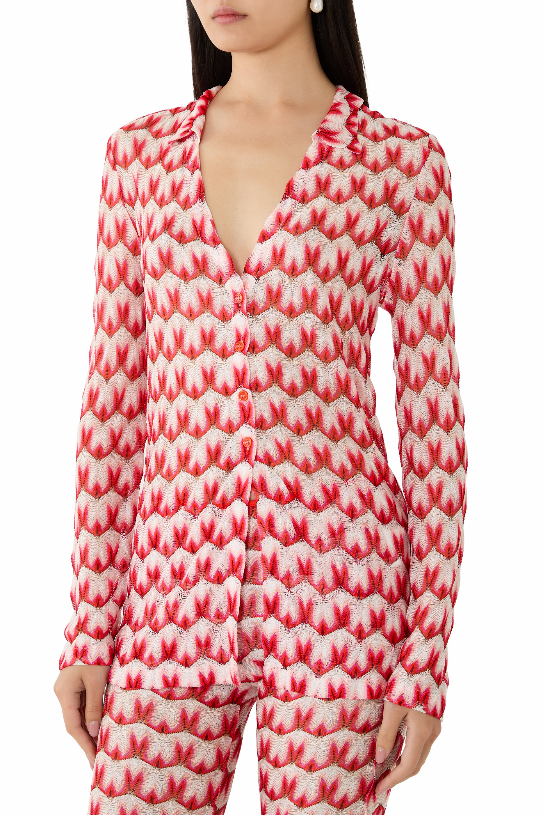  Mare Raschel Floral Lace Top 