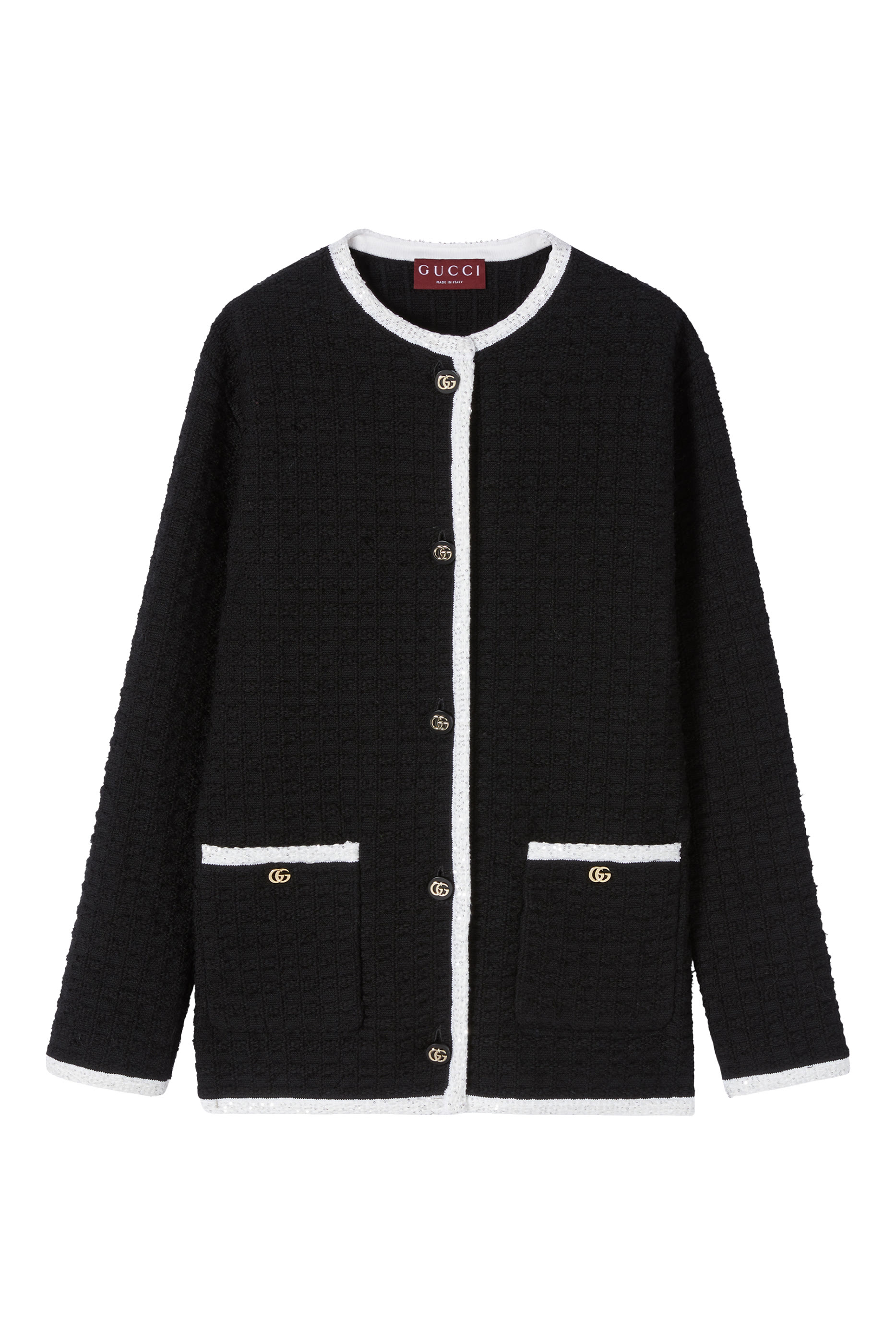 Tweed Wool Cardigan