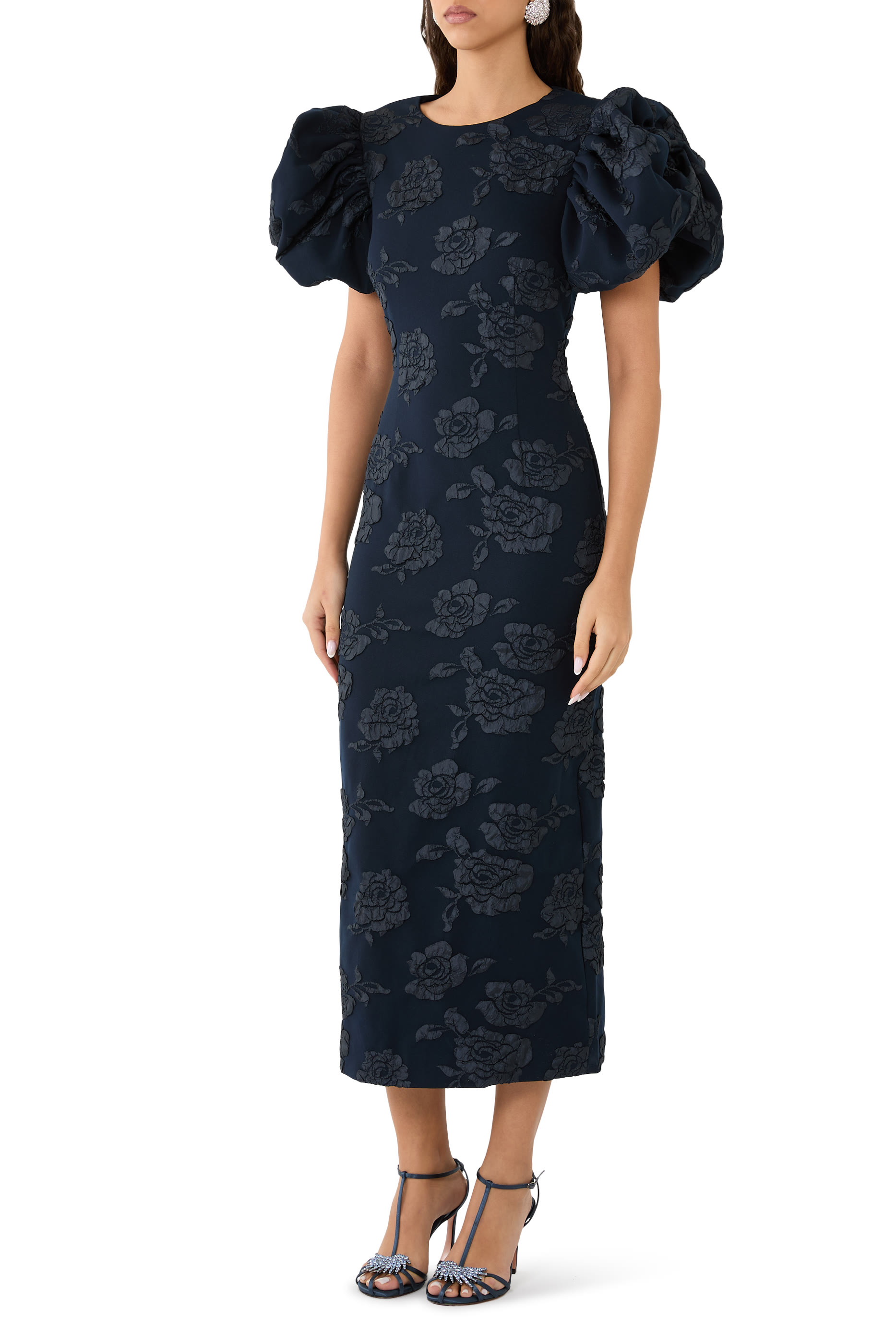 Ruby Jacquard Midi Dress