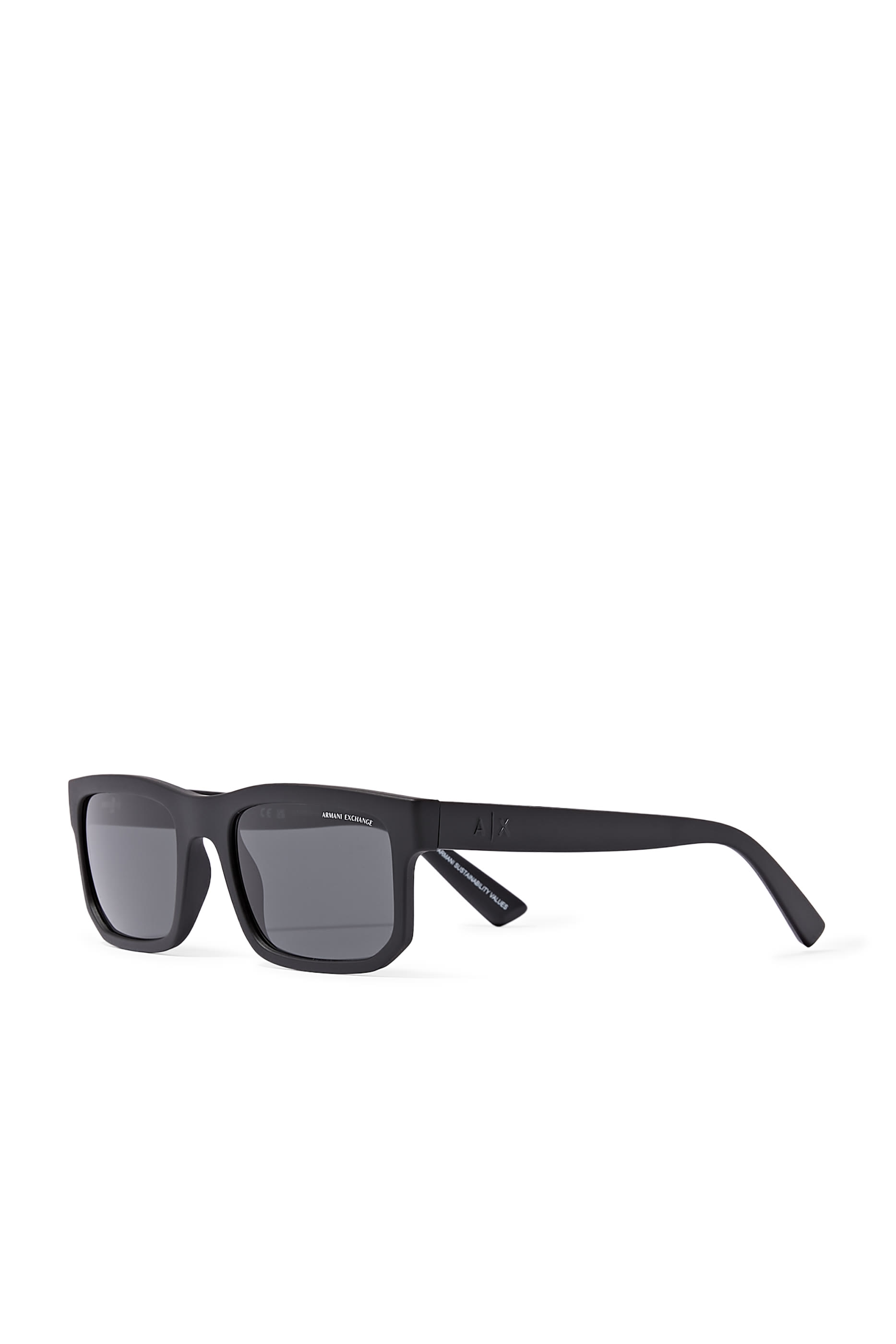 Offset Logo D-Frame Sunglasses