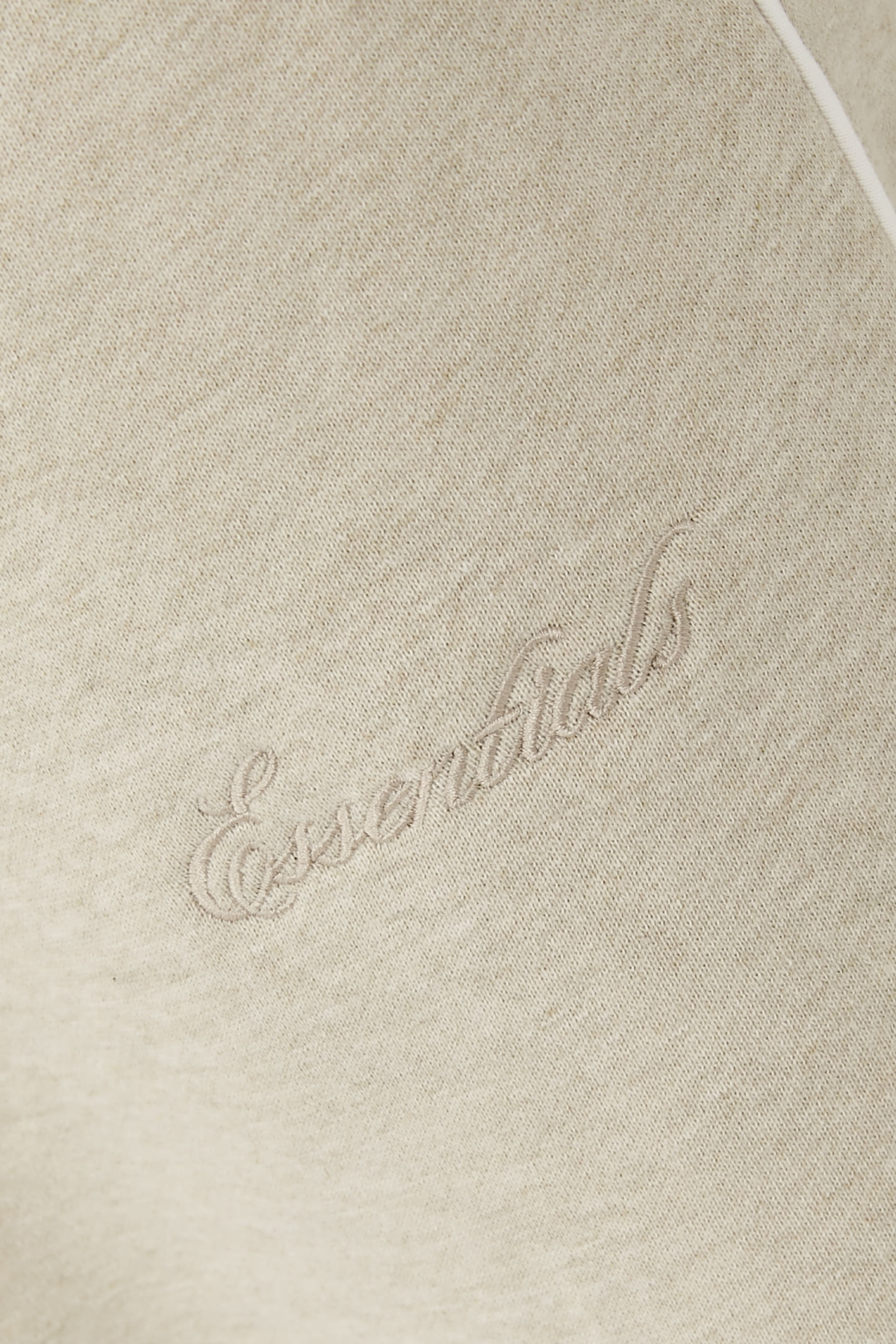 Relaxed Fleece Sweatpants with Piping