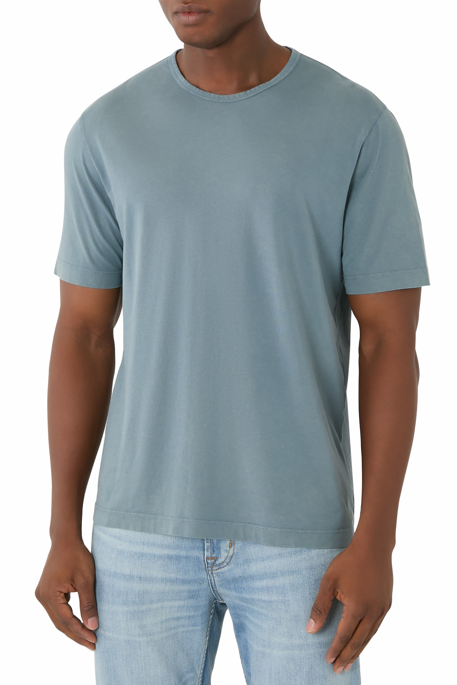 Ribbed Crewneck T-Shirt