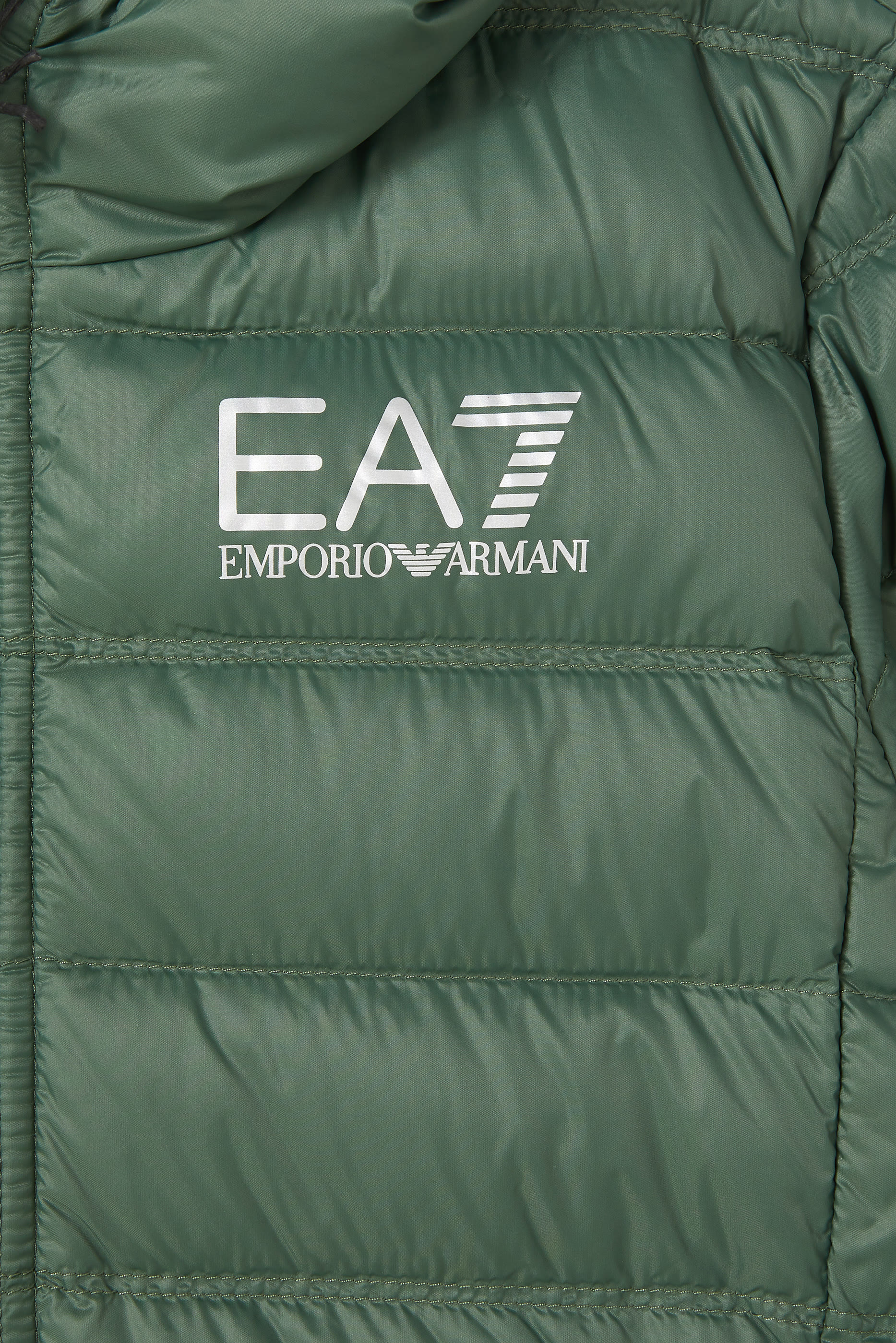 Kids EA7 Logo Hooded Jacket