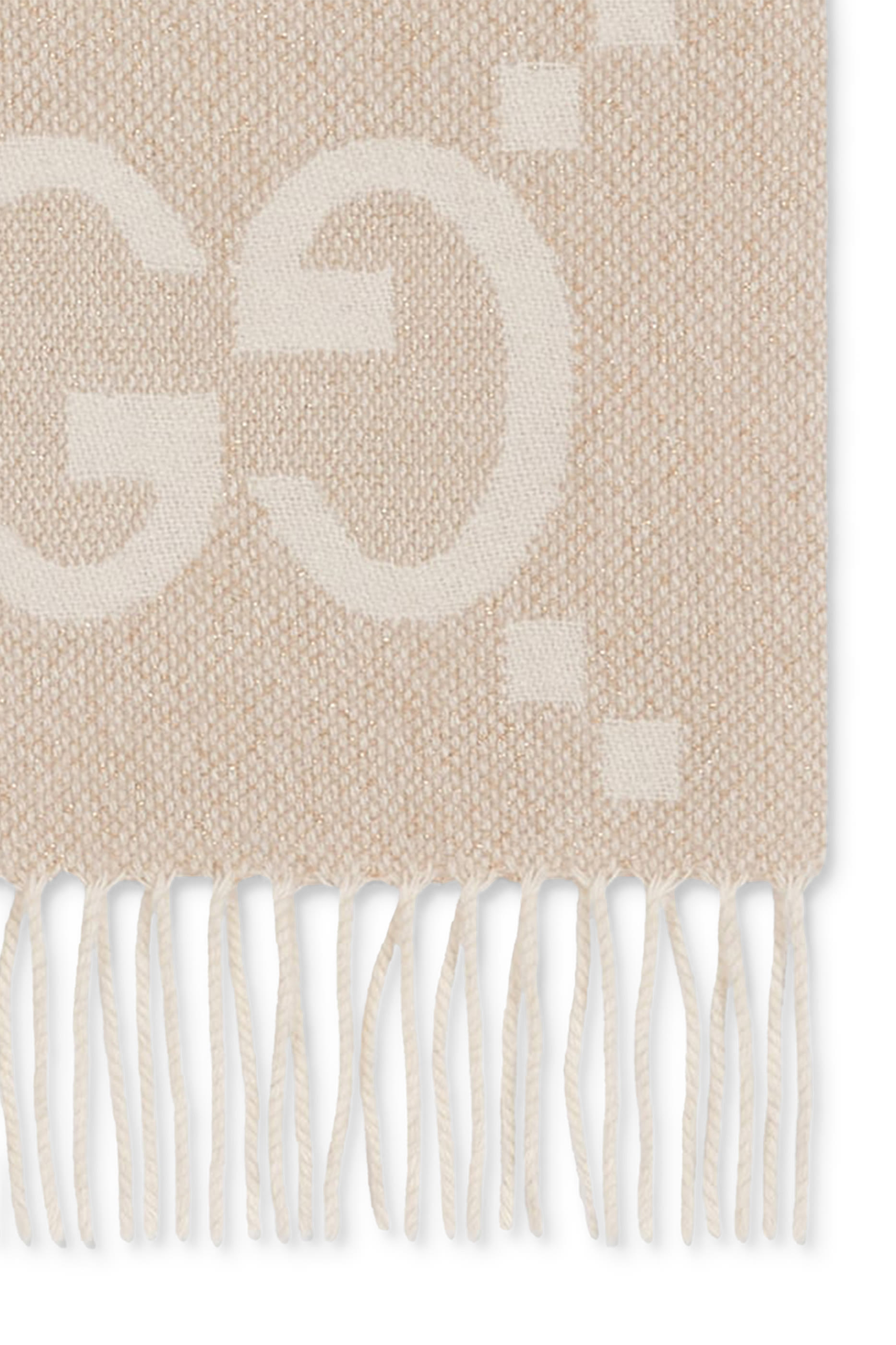  GG Cashmere Lam&eacute; Jacquard Scarf