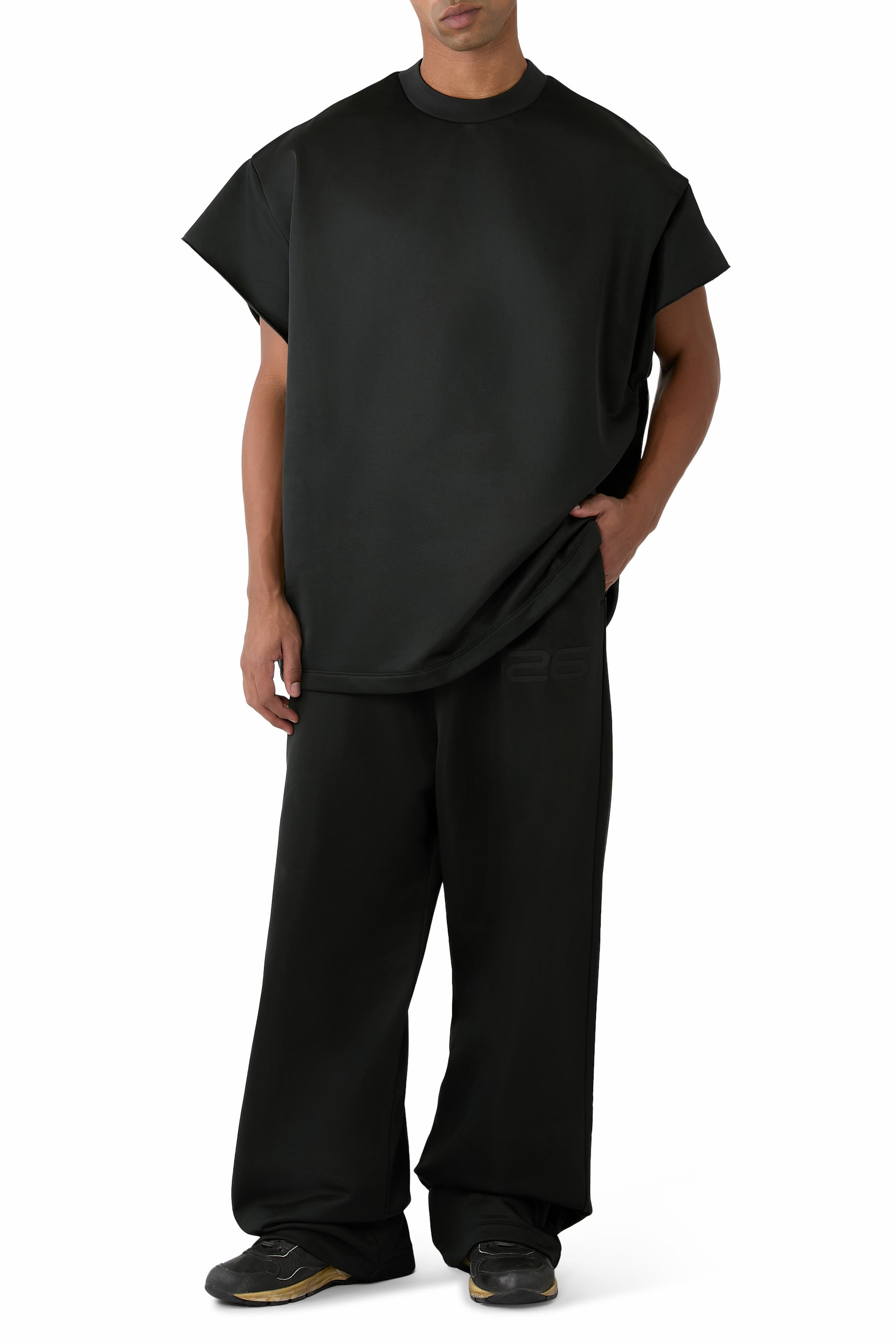 Satin Fleece Lounge Sweatpants