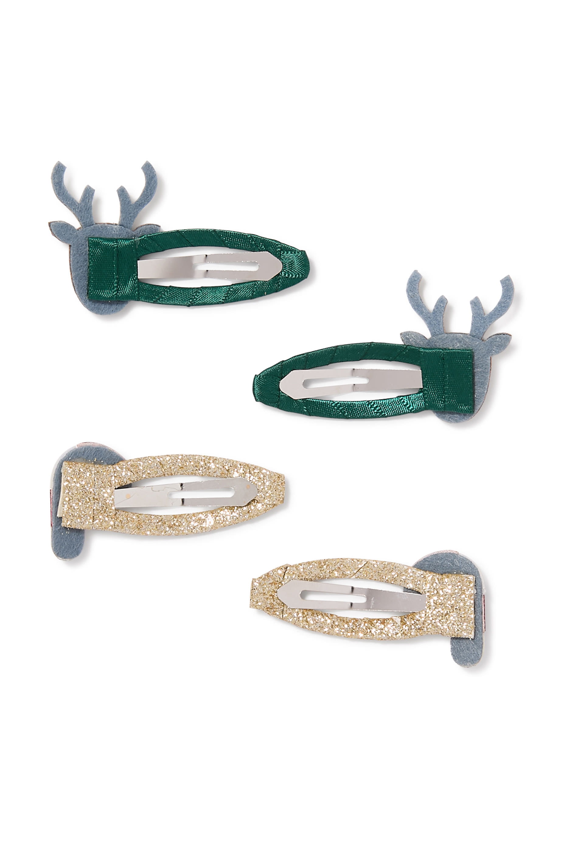 Kids Rudolph & Candy Cane Clic Clacs