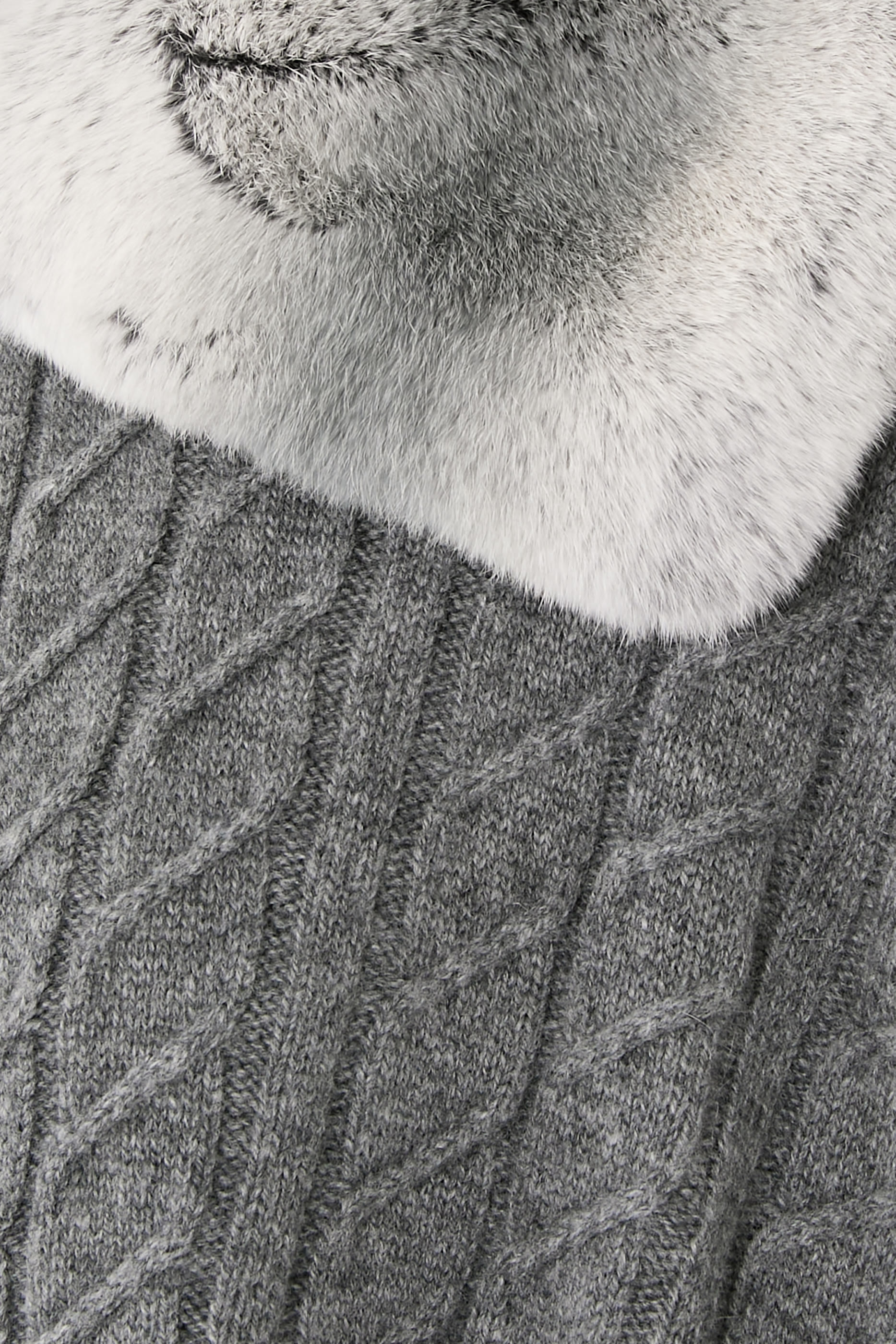 Collar Detail Poncho