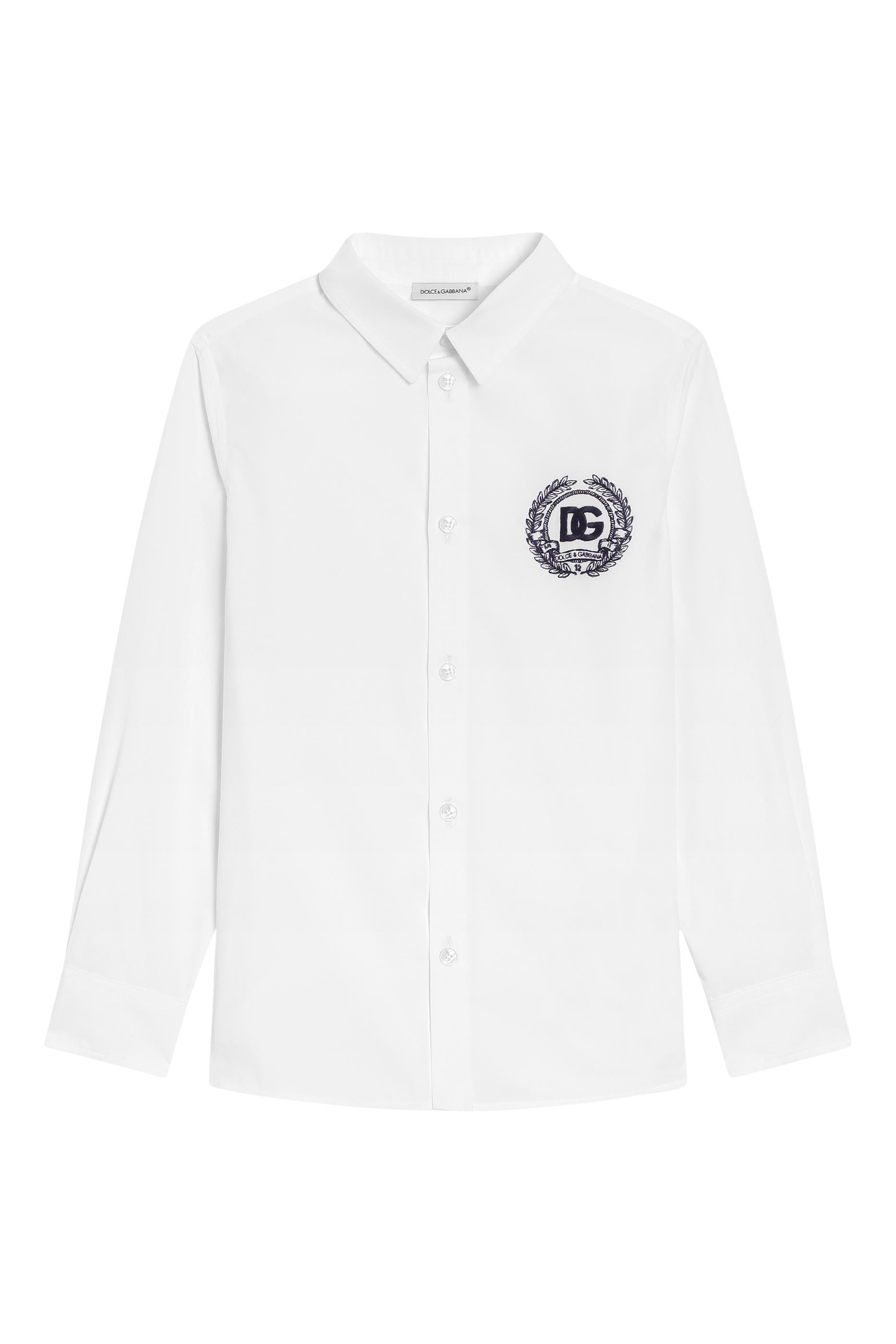 Kids Poplin Logo Shirt