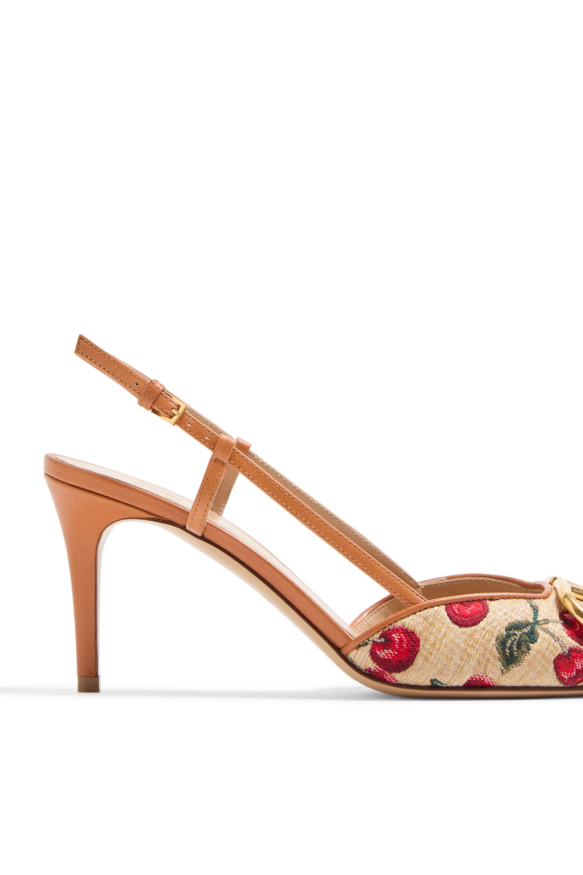  VLogo Signature 80 Slingback Pumps in Cherryfic Pattern
